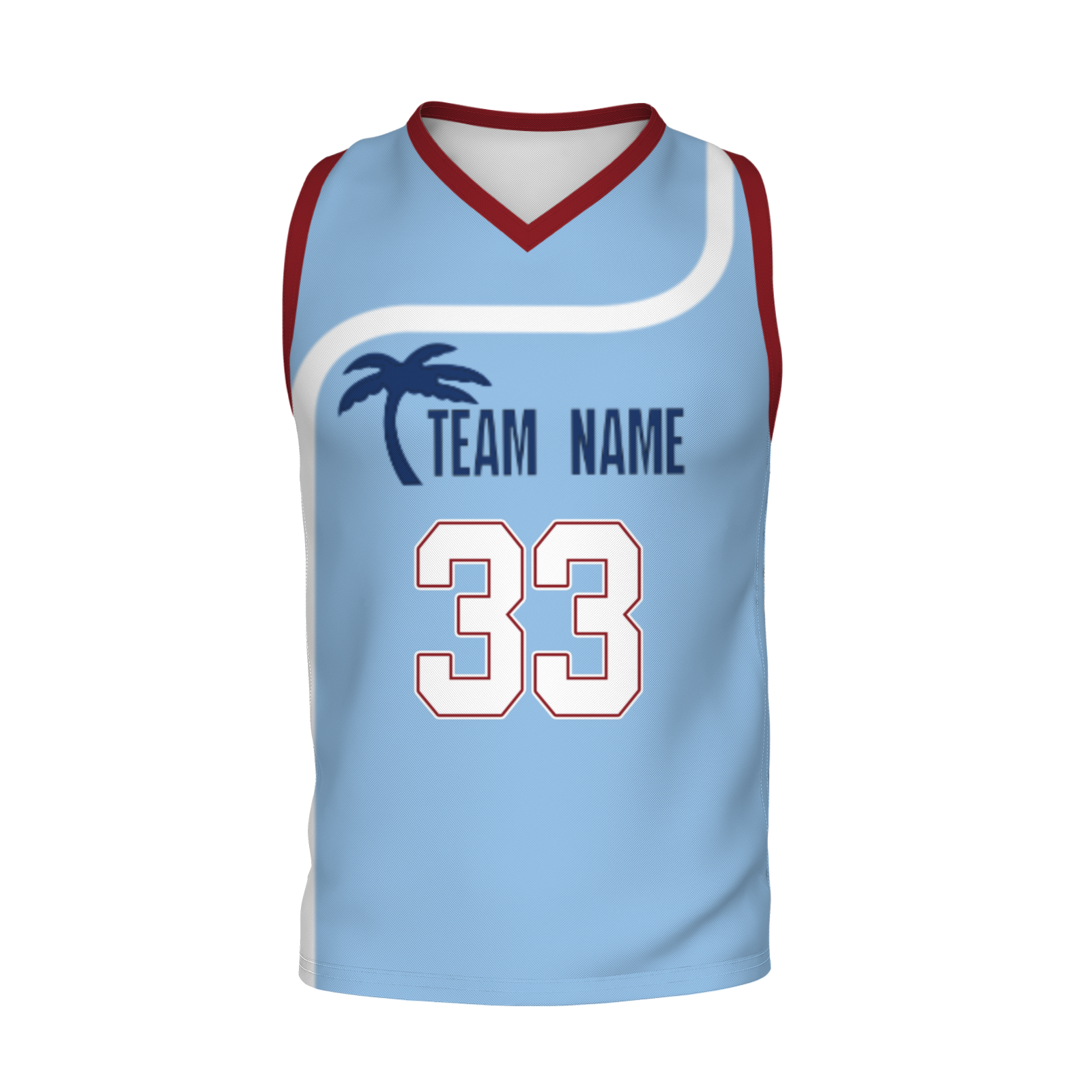 Custom Turquoise White Orange Authentic Coconut Tree Basketball Jersey