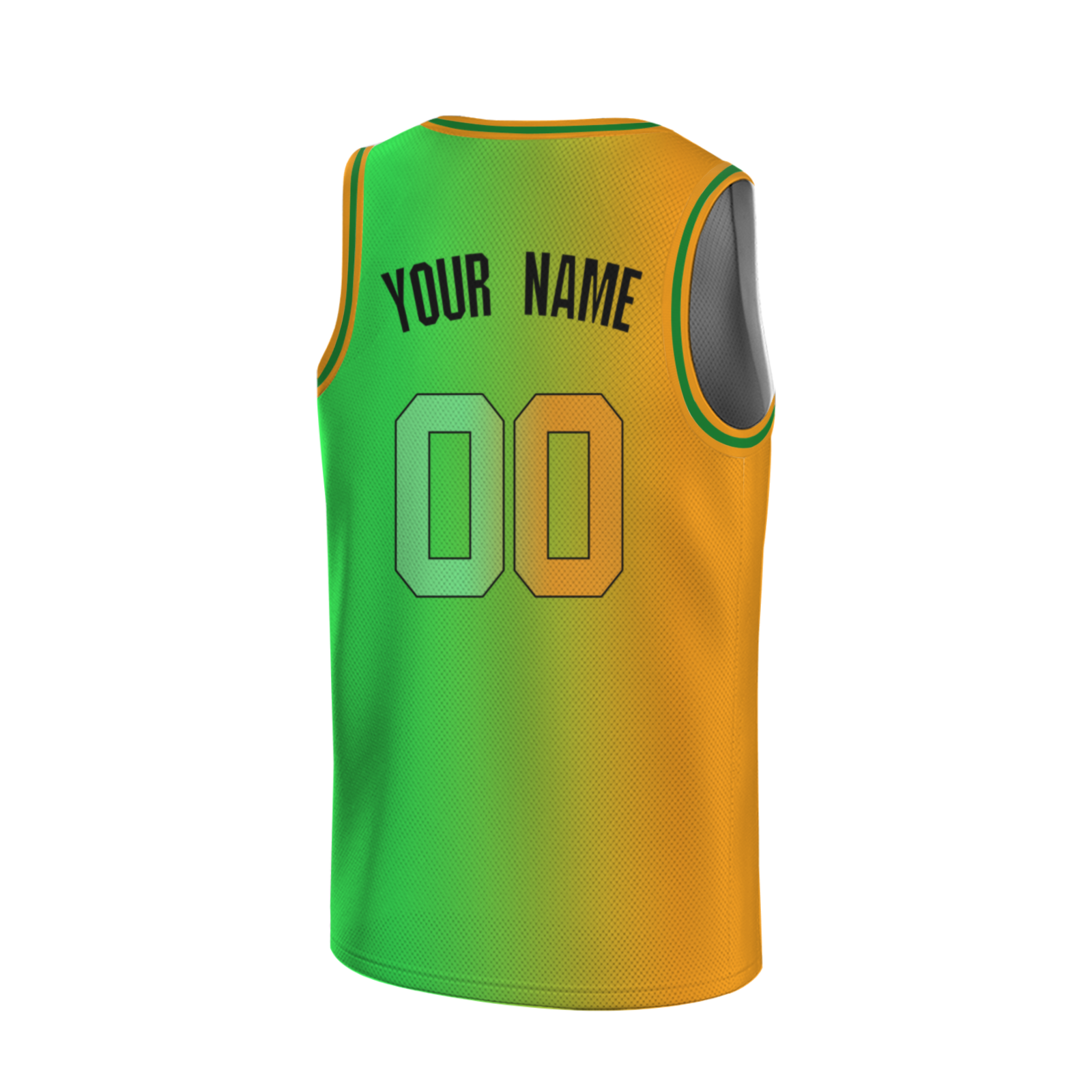 Custom Yellow-Blueviolet Black Authentic Split Fashion Round Neck Basketball Jersey