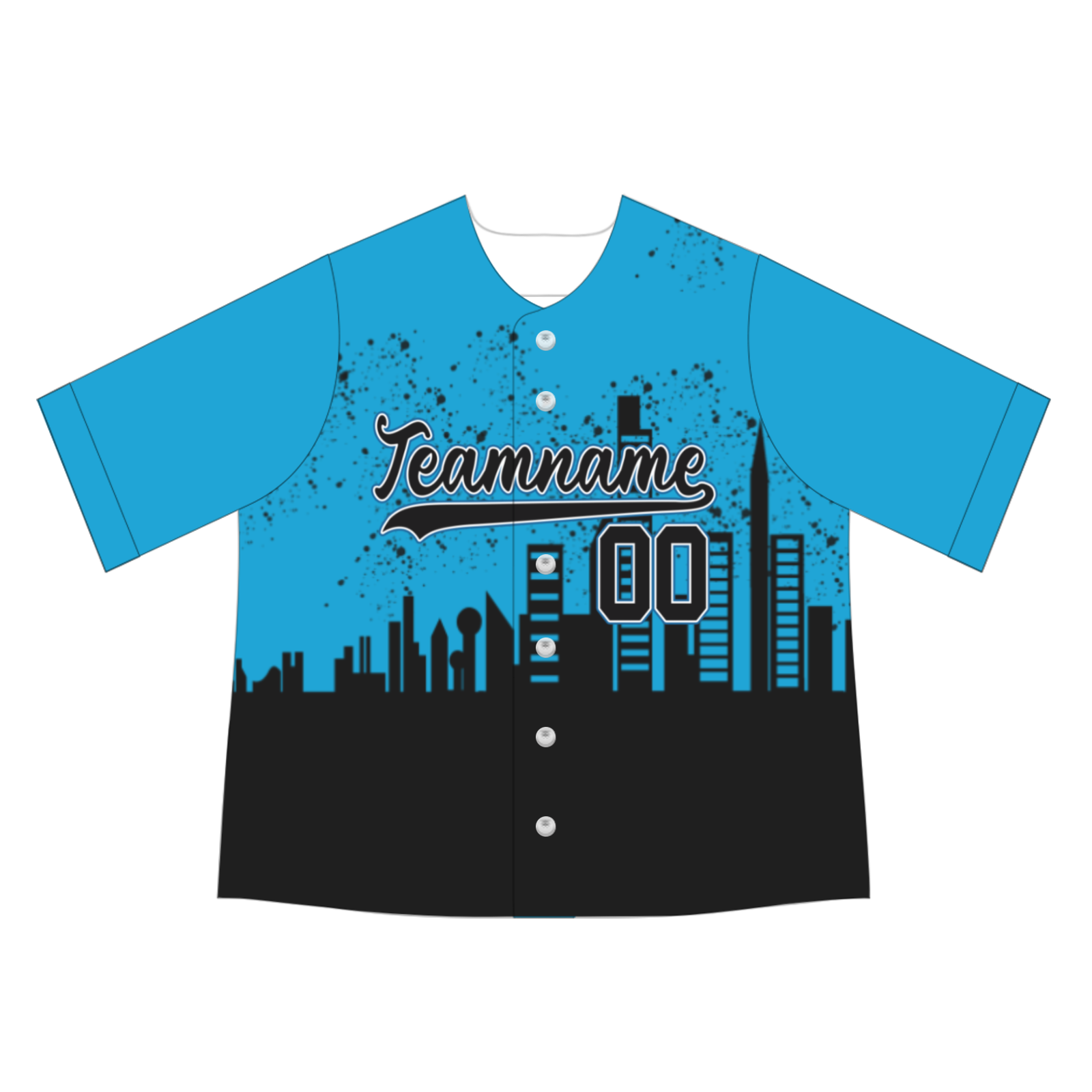 Custom Dark Blue Black-White Authentic City's Reflection Baseball Jersey