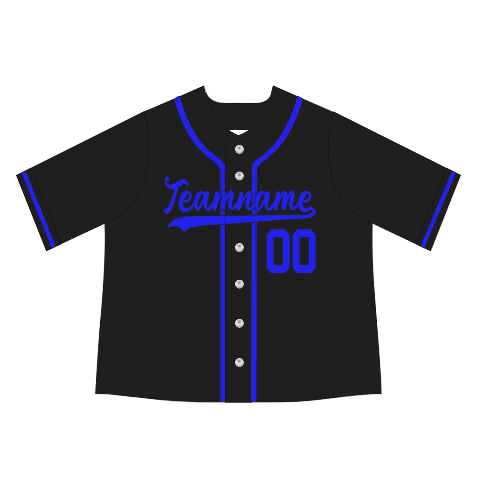 Custom Black Navy Blue-Black Authentic Baseball Jersey