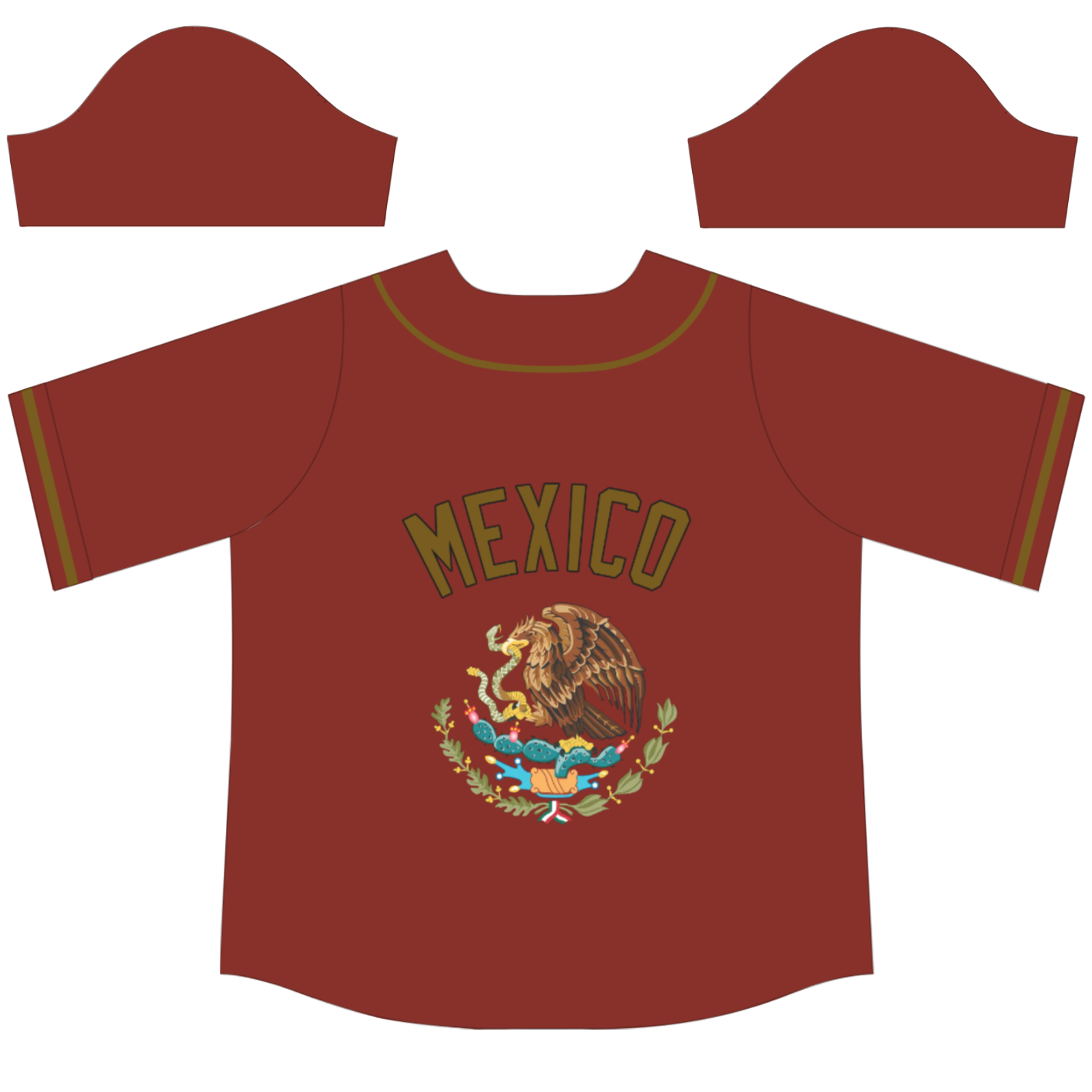 Custom Black Kelly Green-Black Authentic Mexican Flag Fashion Baseball Jersey