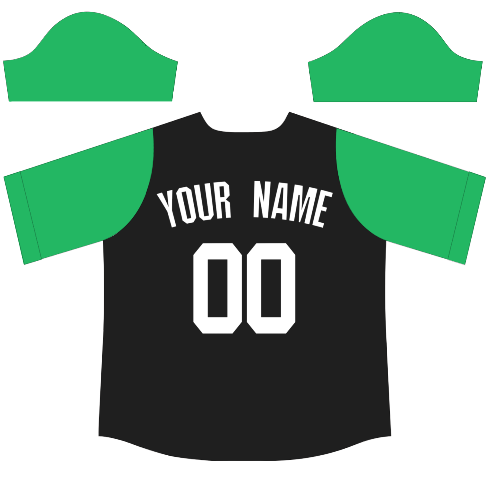 Custom Black White-Black Authentic Two Tone Baseball Jersey