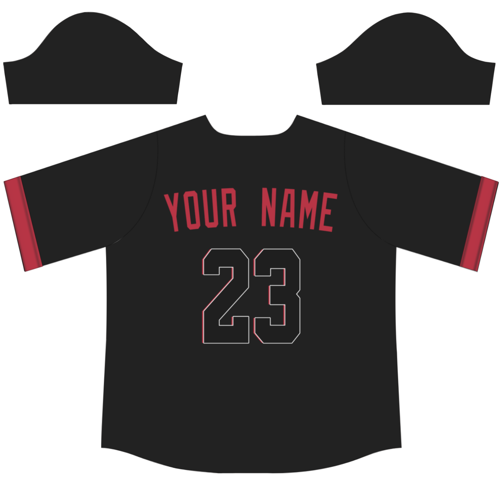 Custom Black Black-White Authentic Baseball Jersey