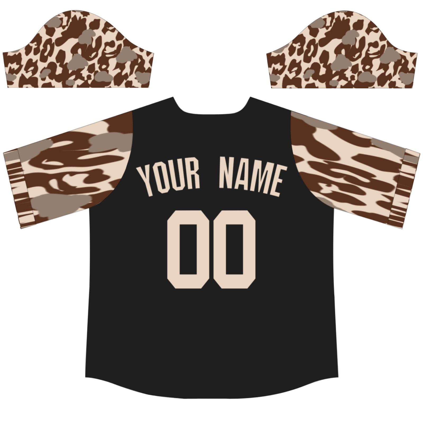 Custom Black Green Two Tone Authentic Baseball Jersey