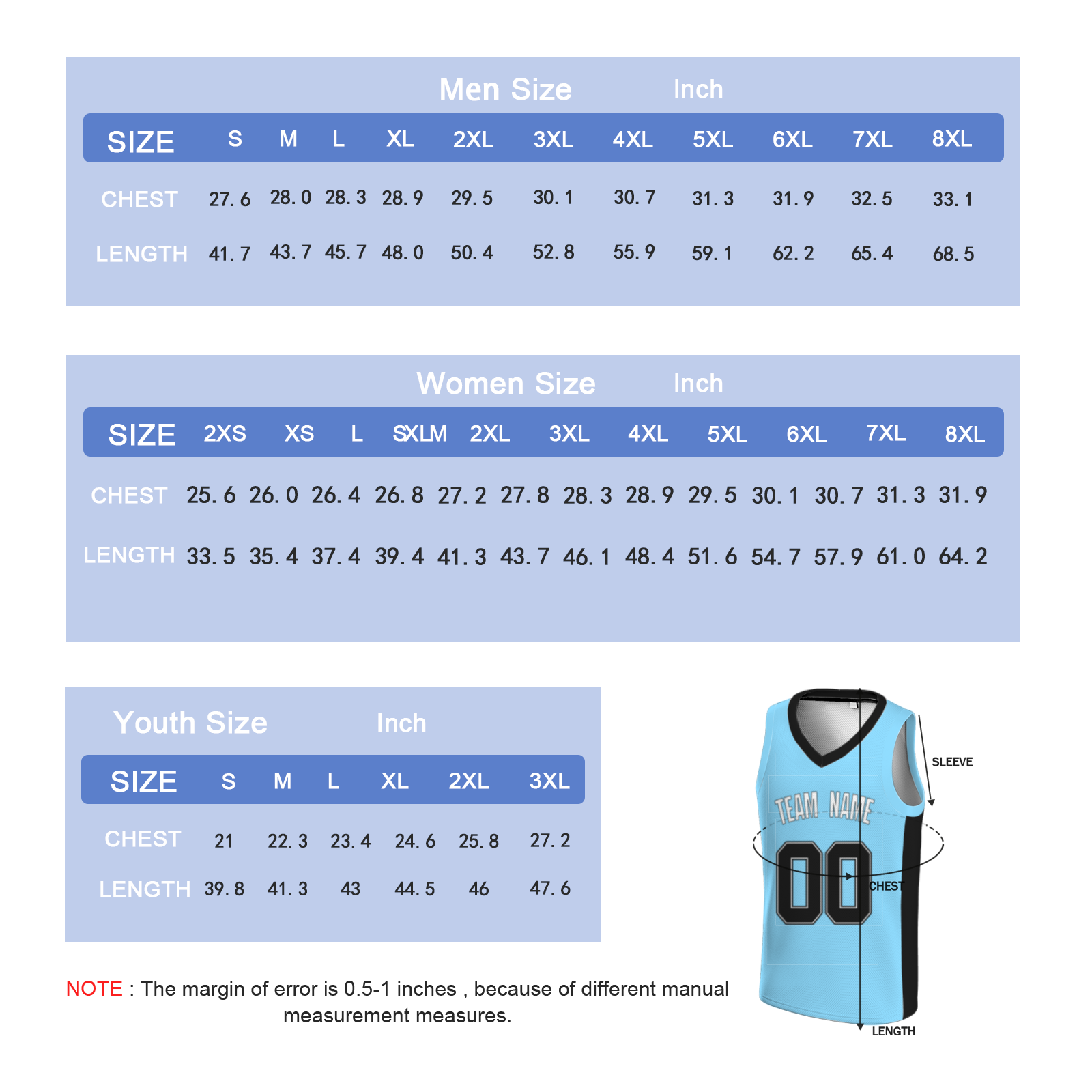 Custom Black Sky Blue-Black Two Tone V-Neck Basketball Jersey