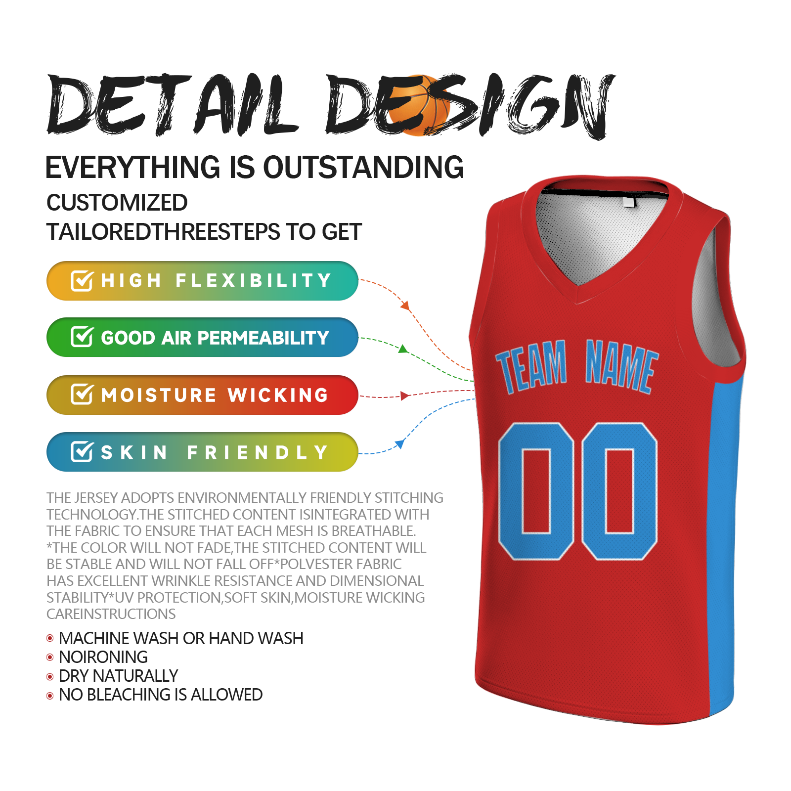 Custom Red Black-White Two Tone Authentic V-Neck Basketball Jersey