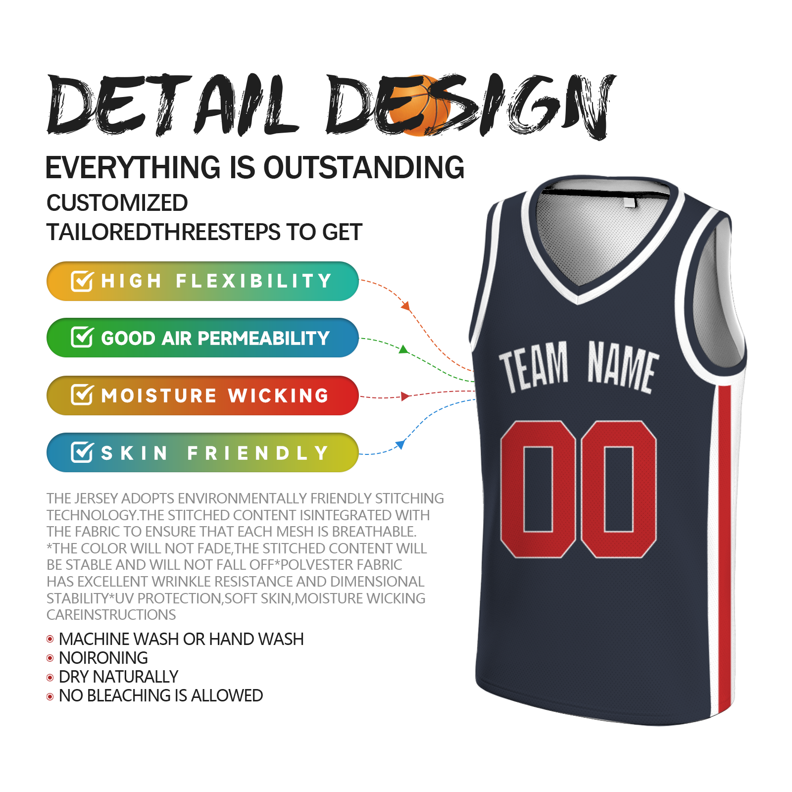 Custom Black Red-White Two Tone V-Neck Basketball Jersey