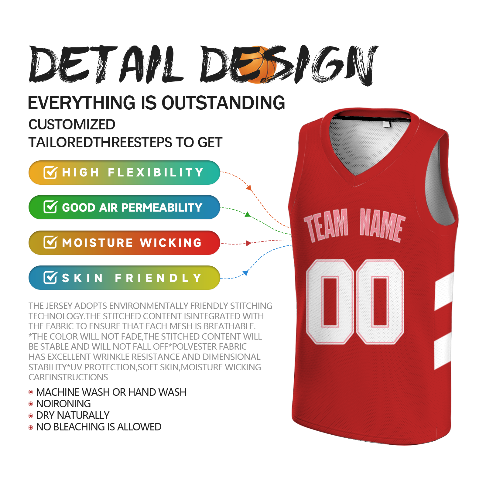 Custom Red Black-White Two Tone Authentic V-Neck Basketball Jersey