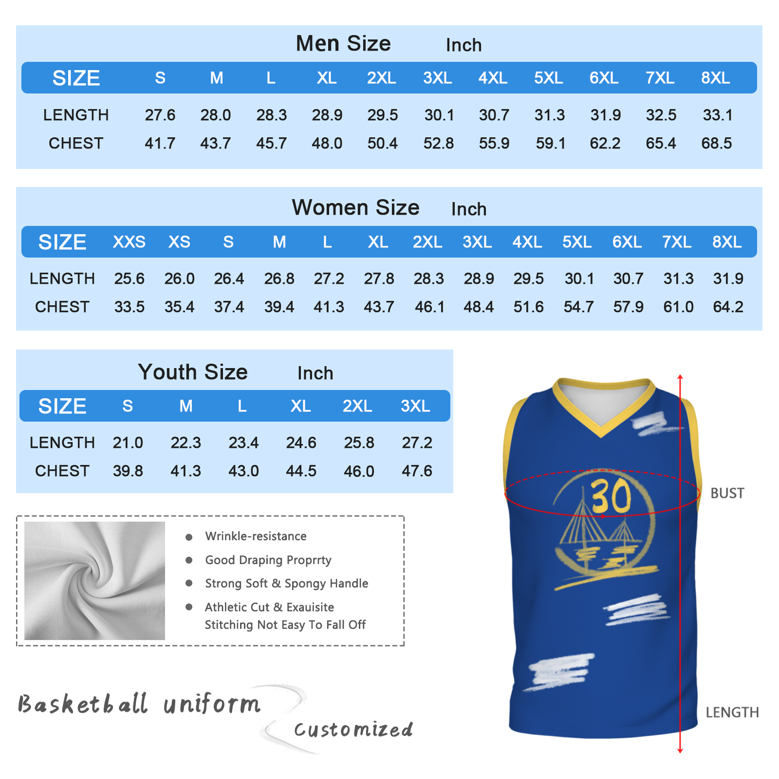 Custom Blue Chinese Painting Horse V-Neck Basketball Jersey