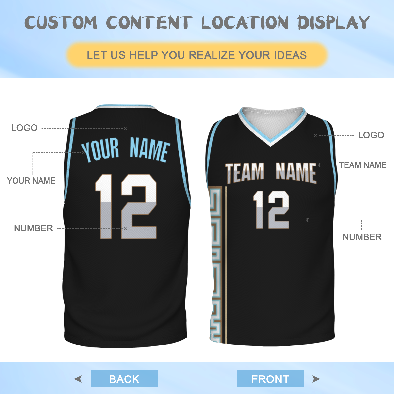 Custom White Dark Blue-Orange Authentic V-Neck Basketball Jersey