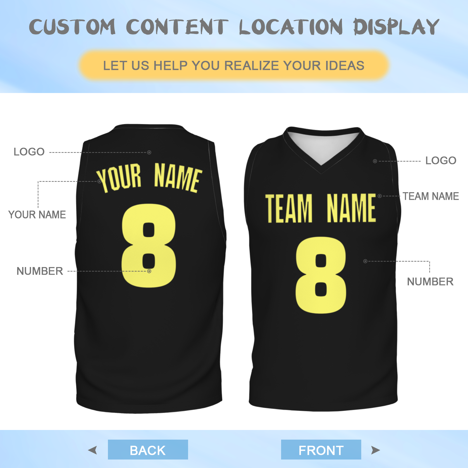 Custom Dark Gray Yellow-White Authentic V-Neck Basketball Jersey