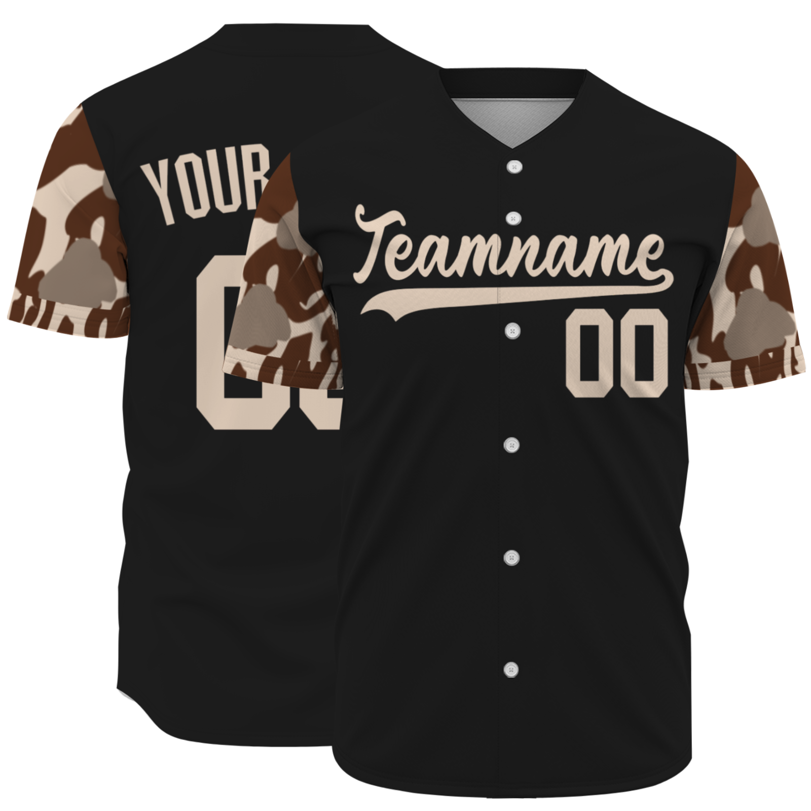 Custom Black Green Two Tone Authentic Baseball Jersey