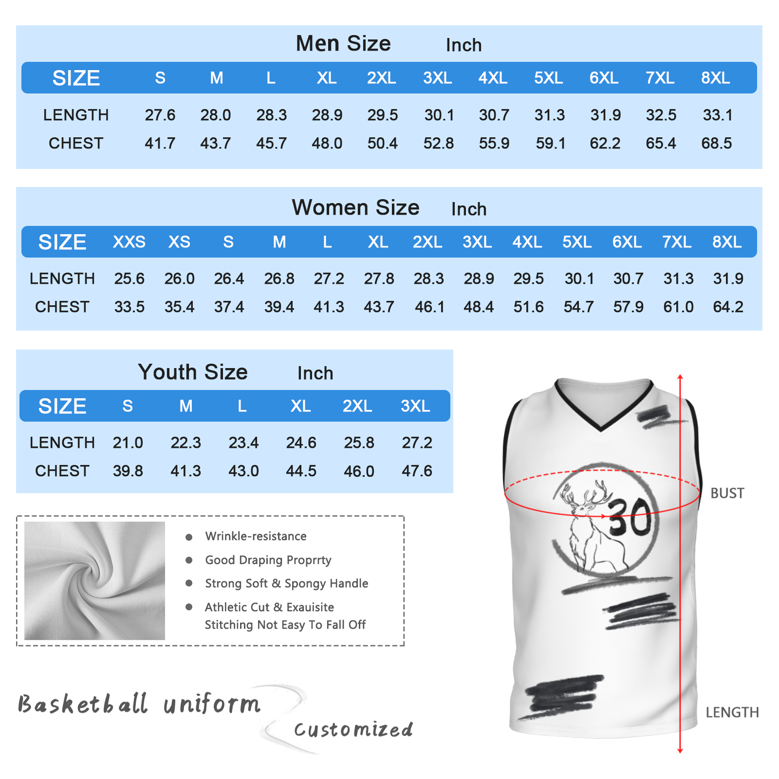 Custom White Chinese Painting Animal V-Neck Basketball Jersey