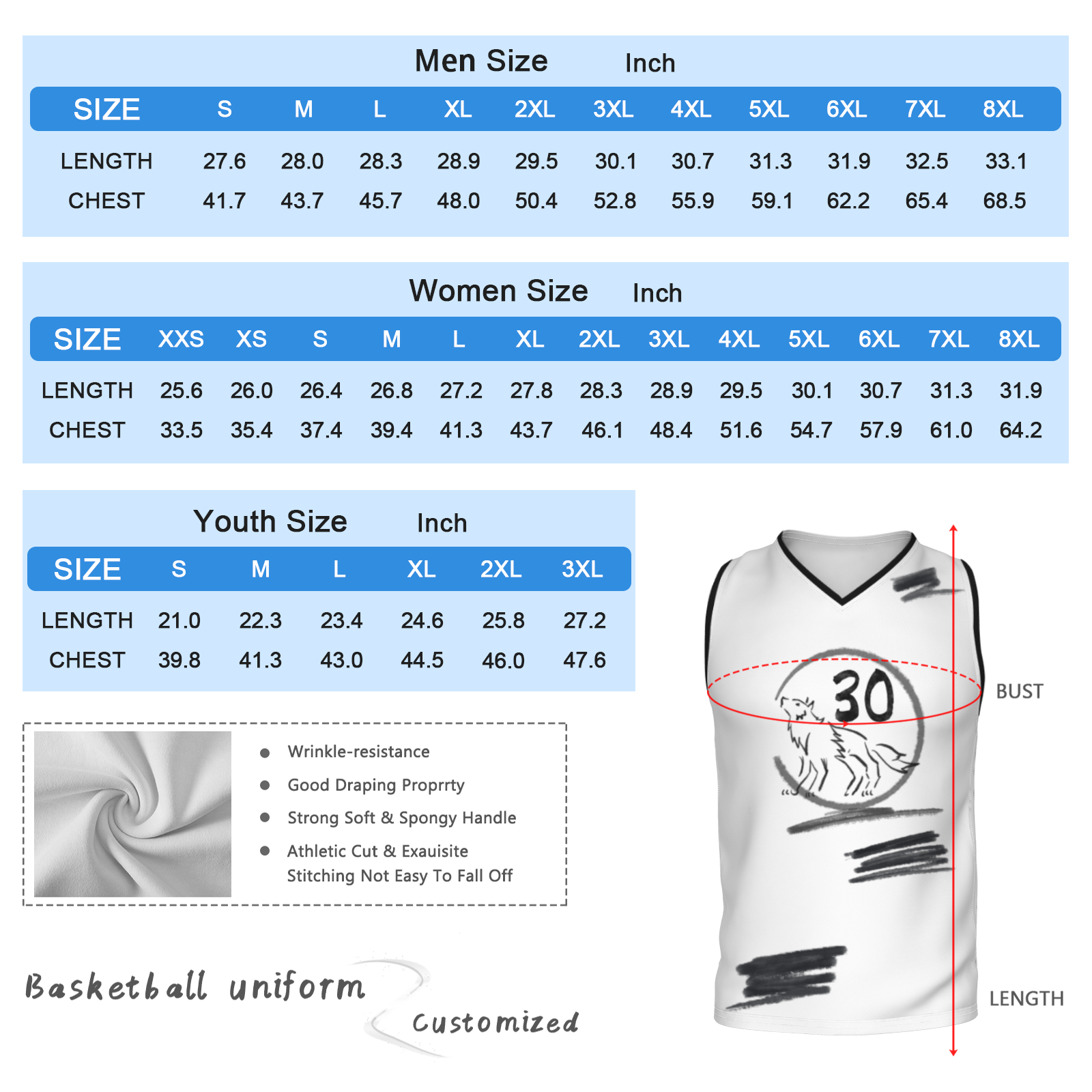 Custom White Chinese Painting Animal V-Neck Basketball Jersey