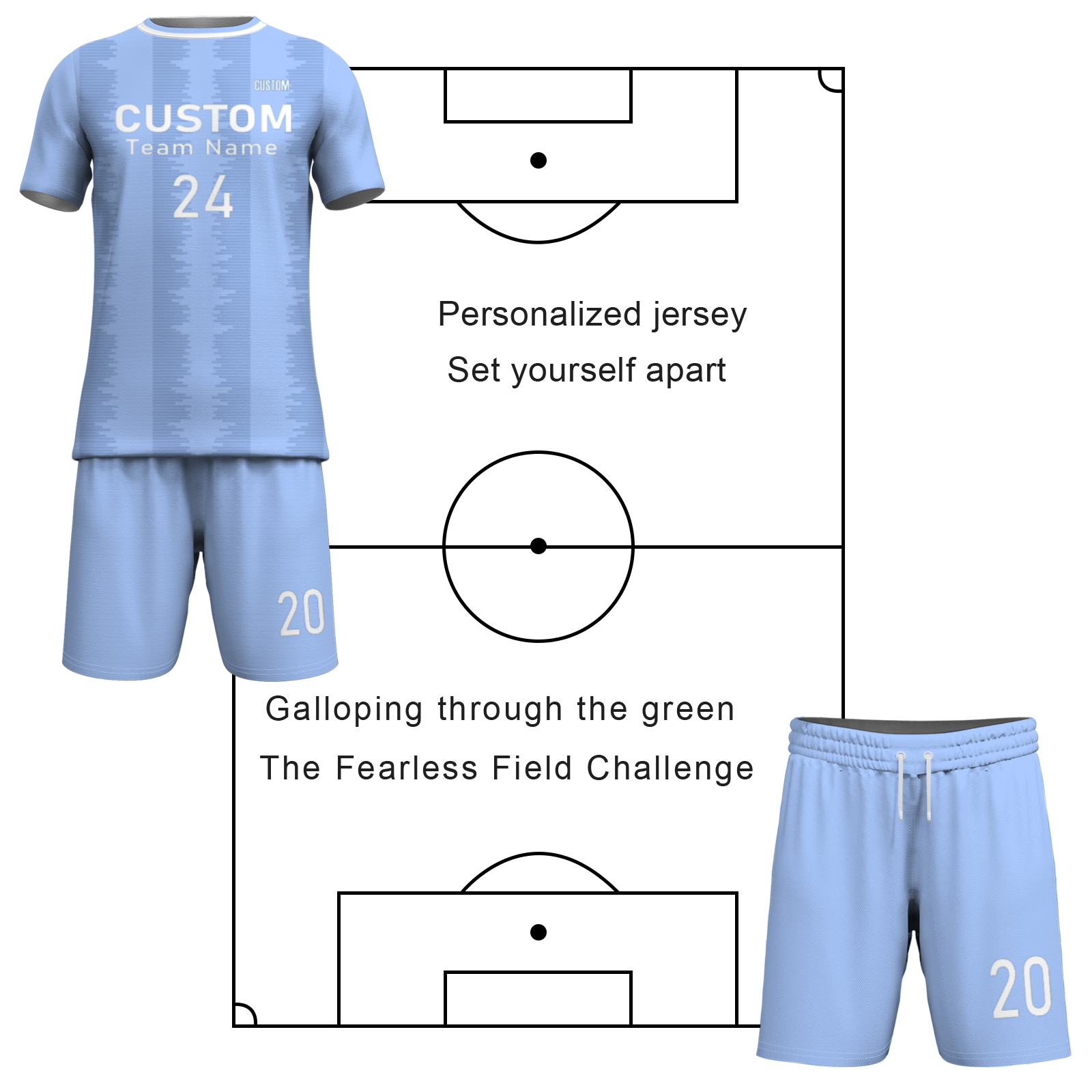 Custom Light Gray White Sublimation Soccer Uniform Jersey