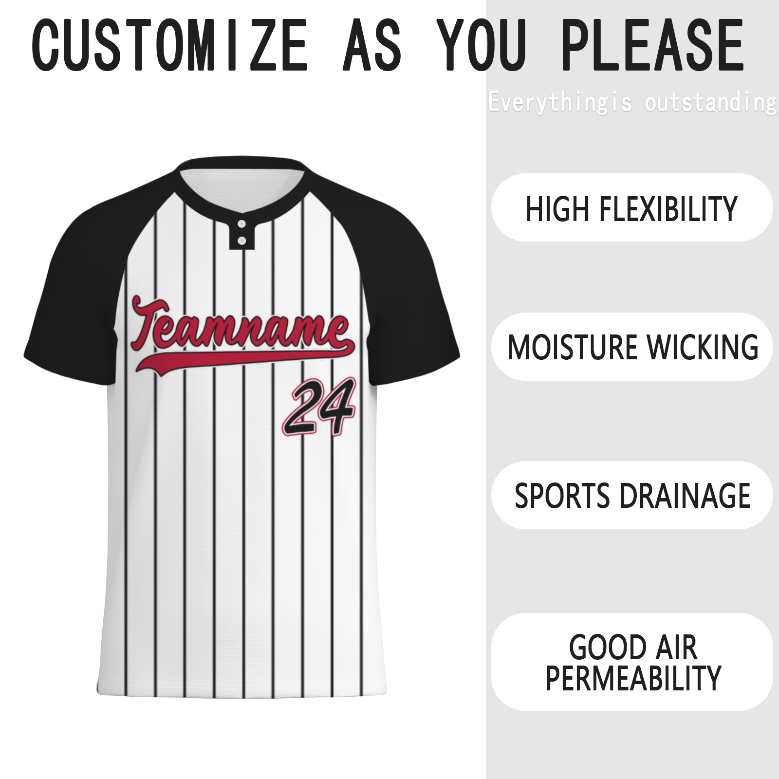 Custom Forest Green Beige Pinstripe Beige-Green Softball Jersey