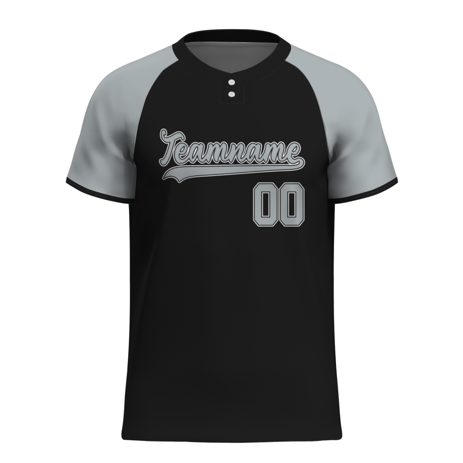 Custom Black Light Gray-Black Authentic Softball Jersey