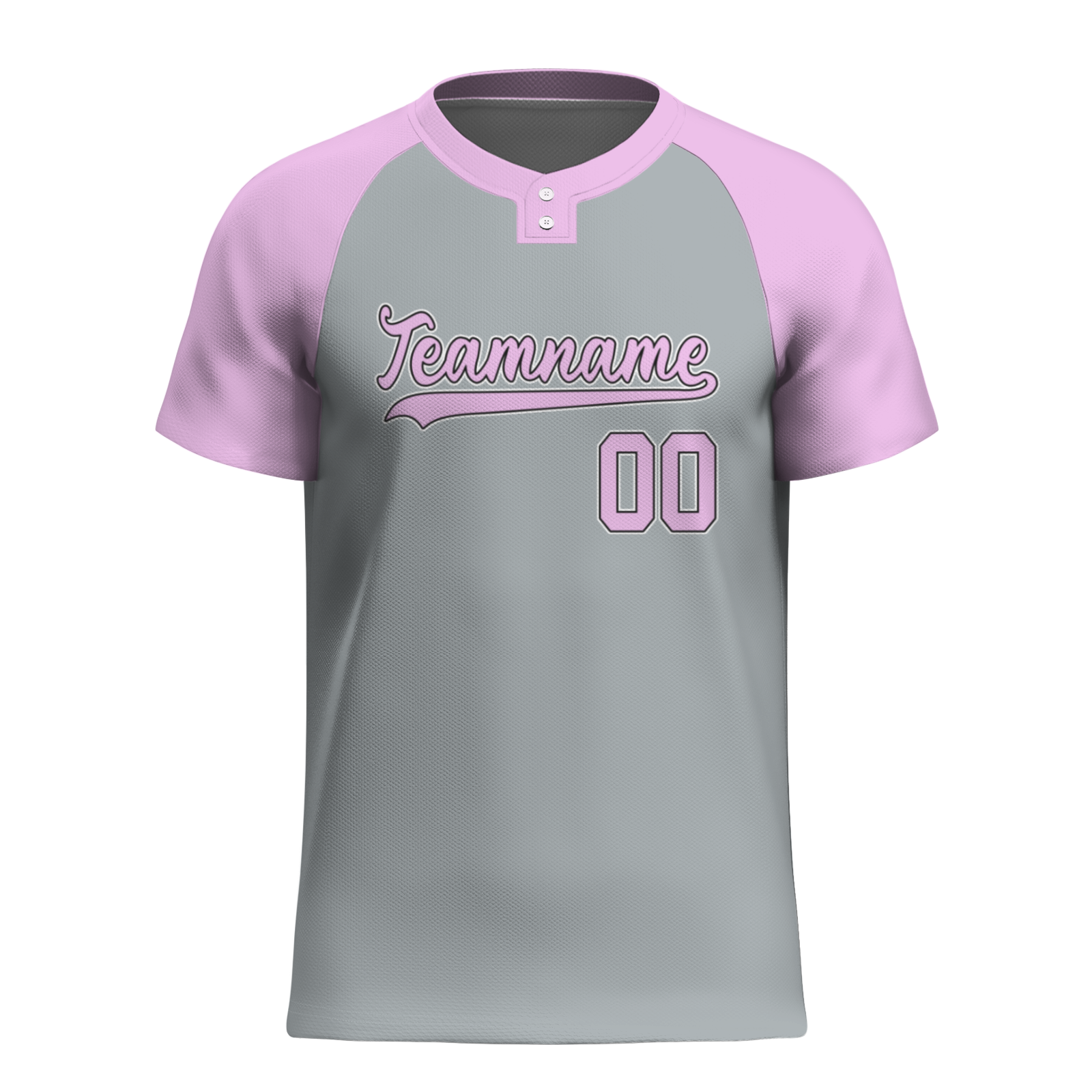 Custom Black Light Gray-Black Authentic Softball Jersey