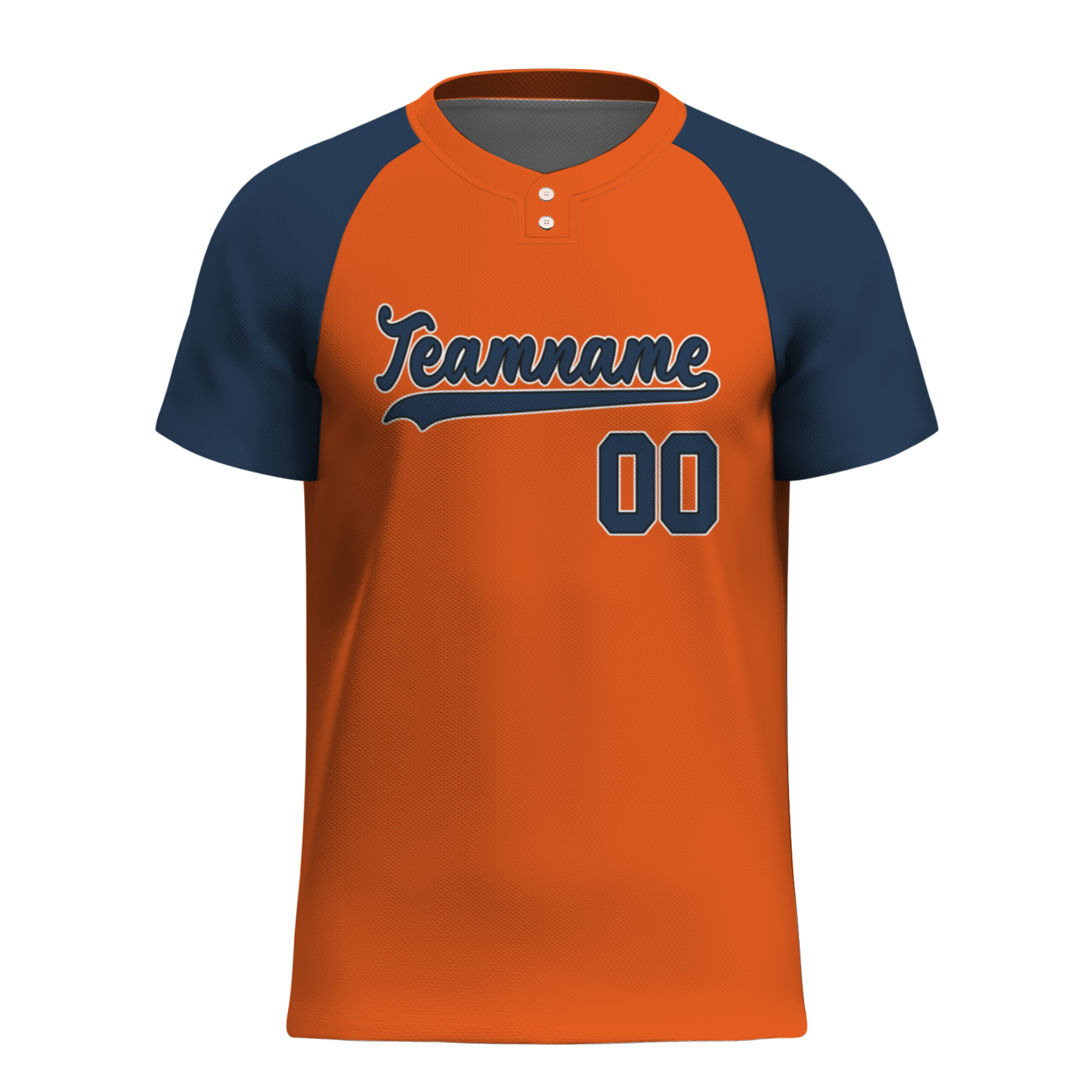 Custom Orange Cream-Coloured Black Authentic Softball Jersey