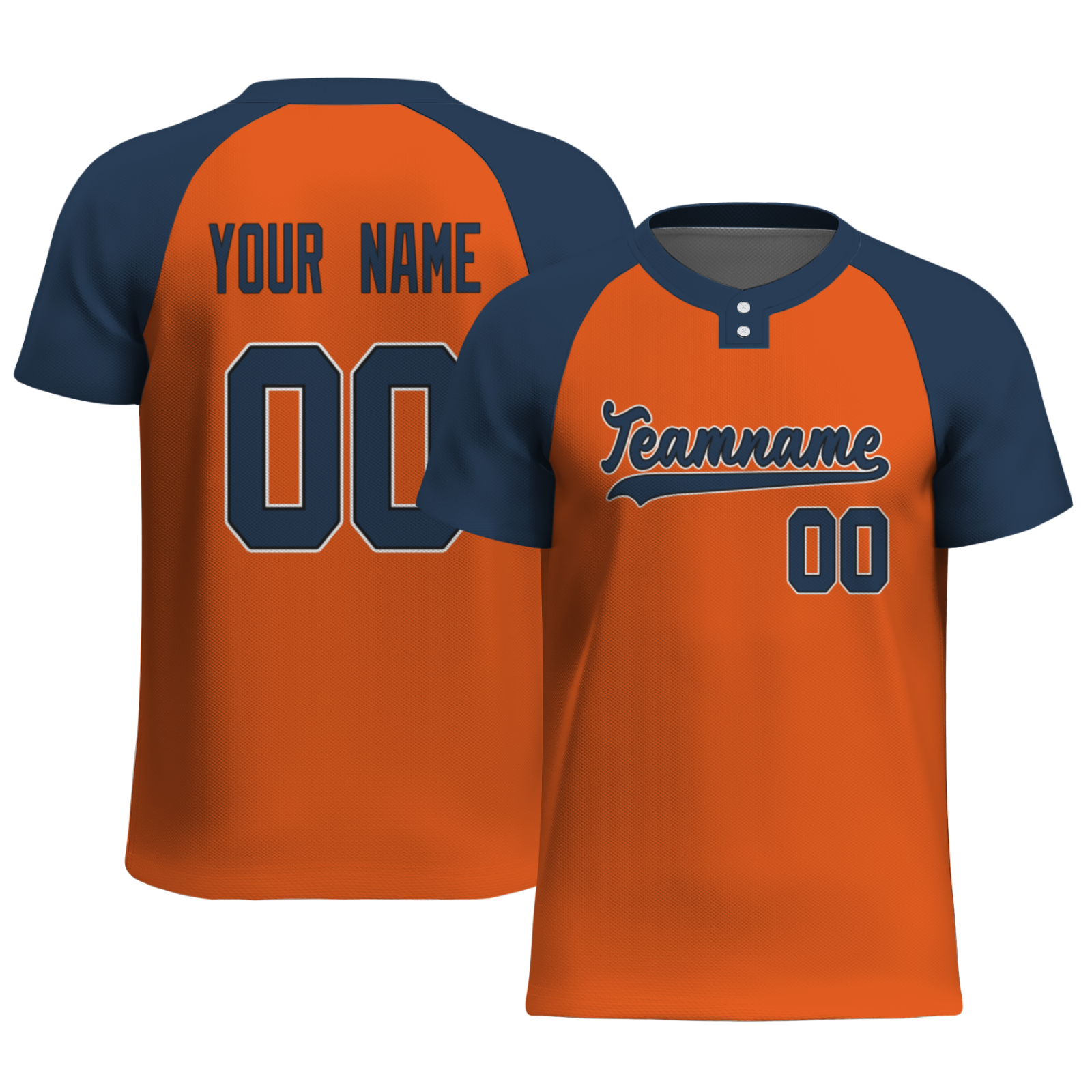 Custom Orange Cream-Coloured Black Authentic Softball Jersey