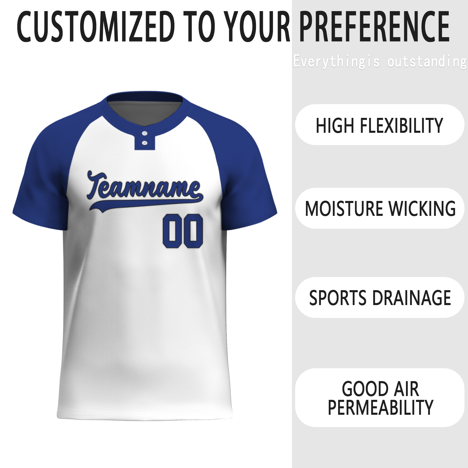 Custom White Dark Blue-Black Authentic Softball Jersey