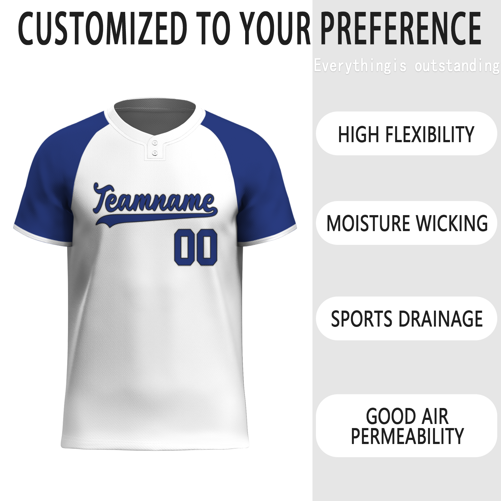 Custom White Dark Blue-Black Authentic Softball Jersey