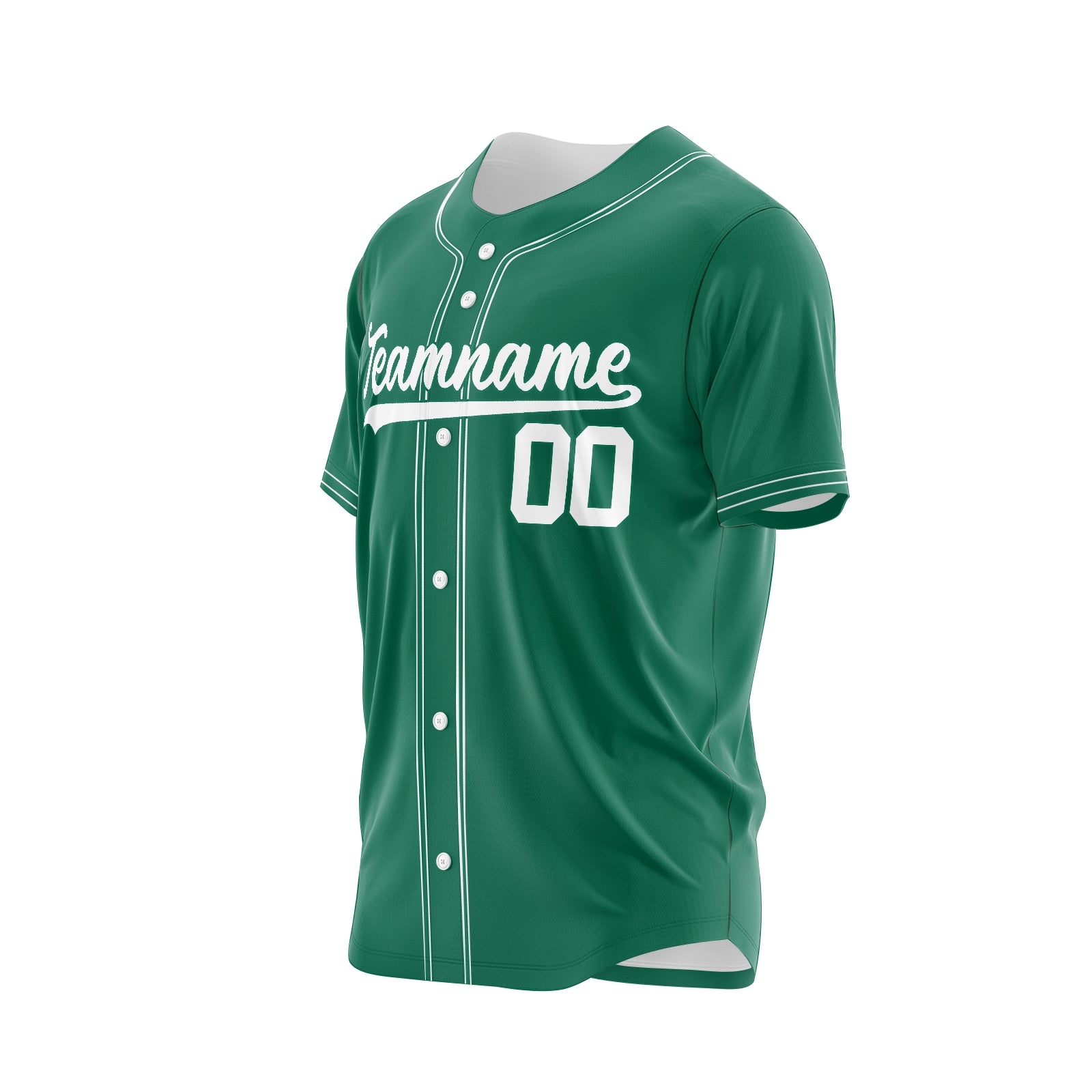 Custom Green Yellow-White Authentic Baseball Jersey