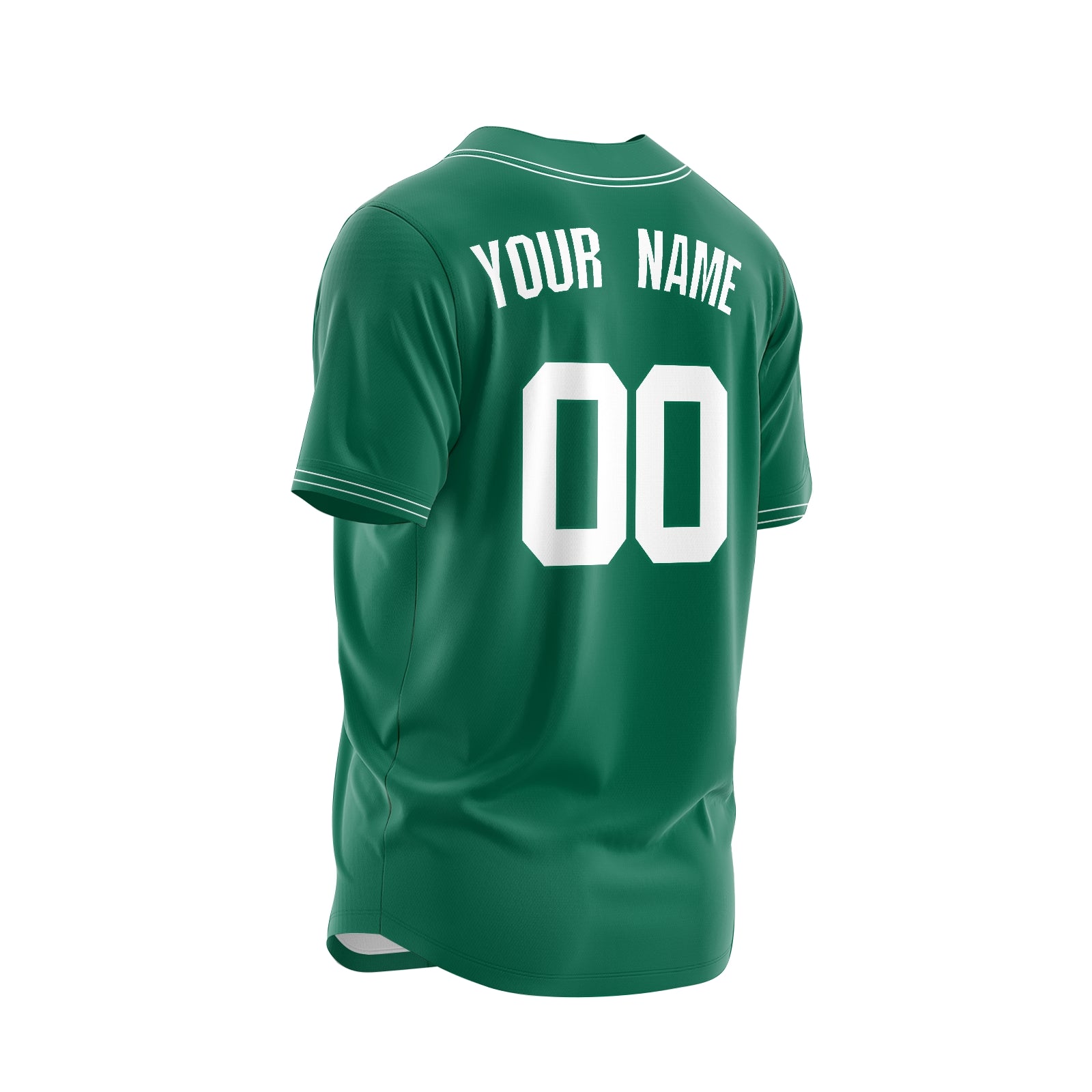 Custom Green Yellow-White Authentic Baseball Jersey