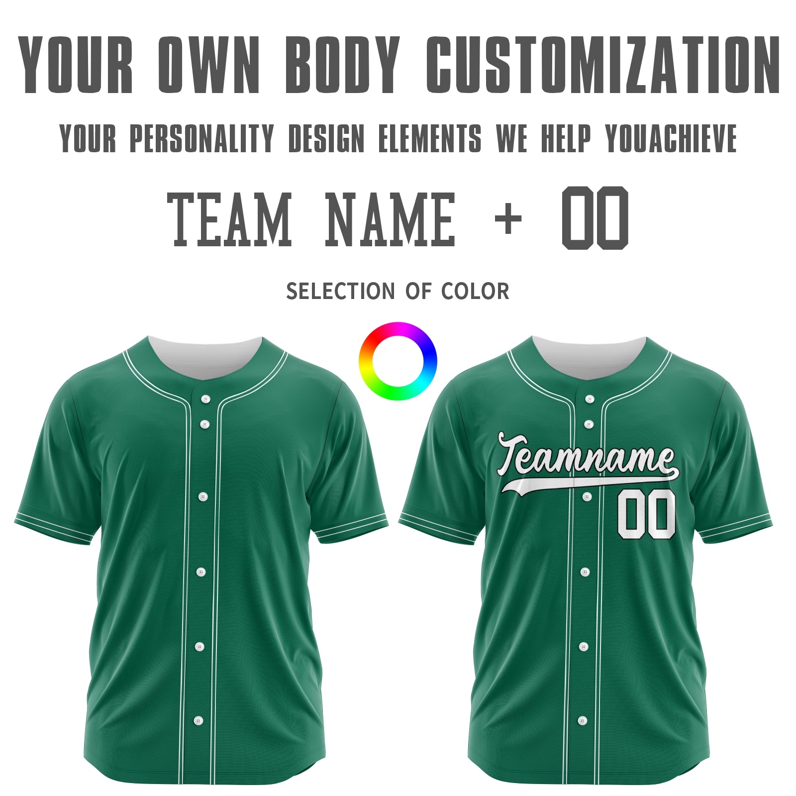 Custom Green Yellow-White Authentic Baseball Jersey