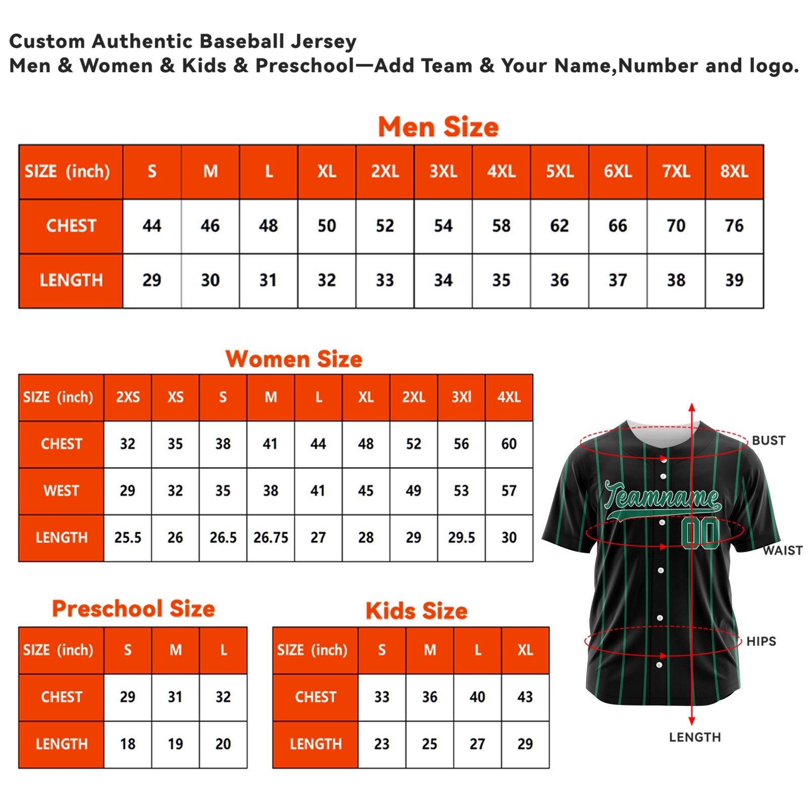 Custom Black Orange-White Authentic Baseball Jersey