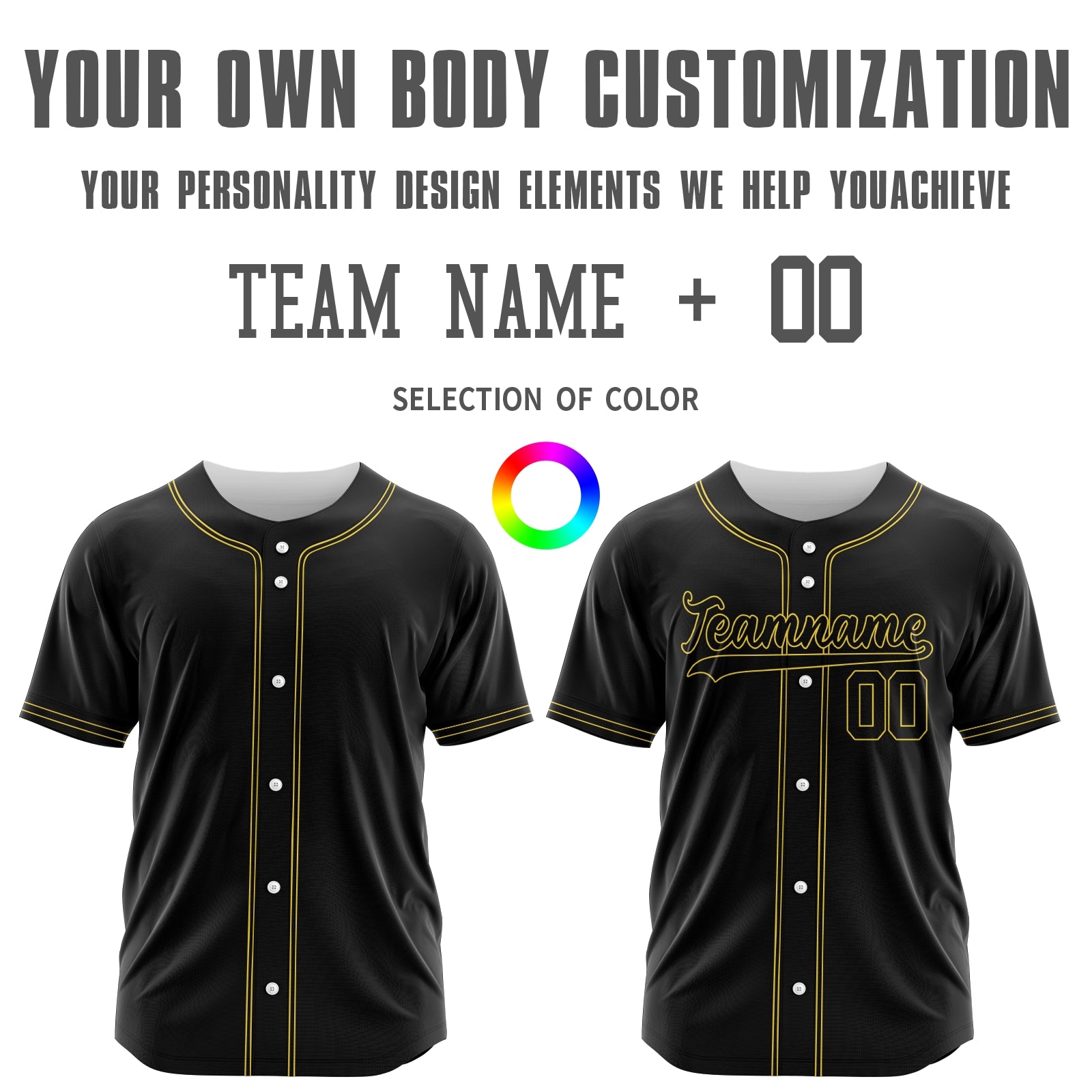 Custom Black Orange-White Authentic Baseball Jersey