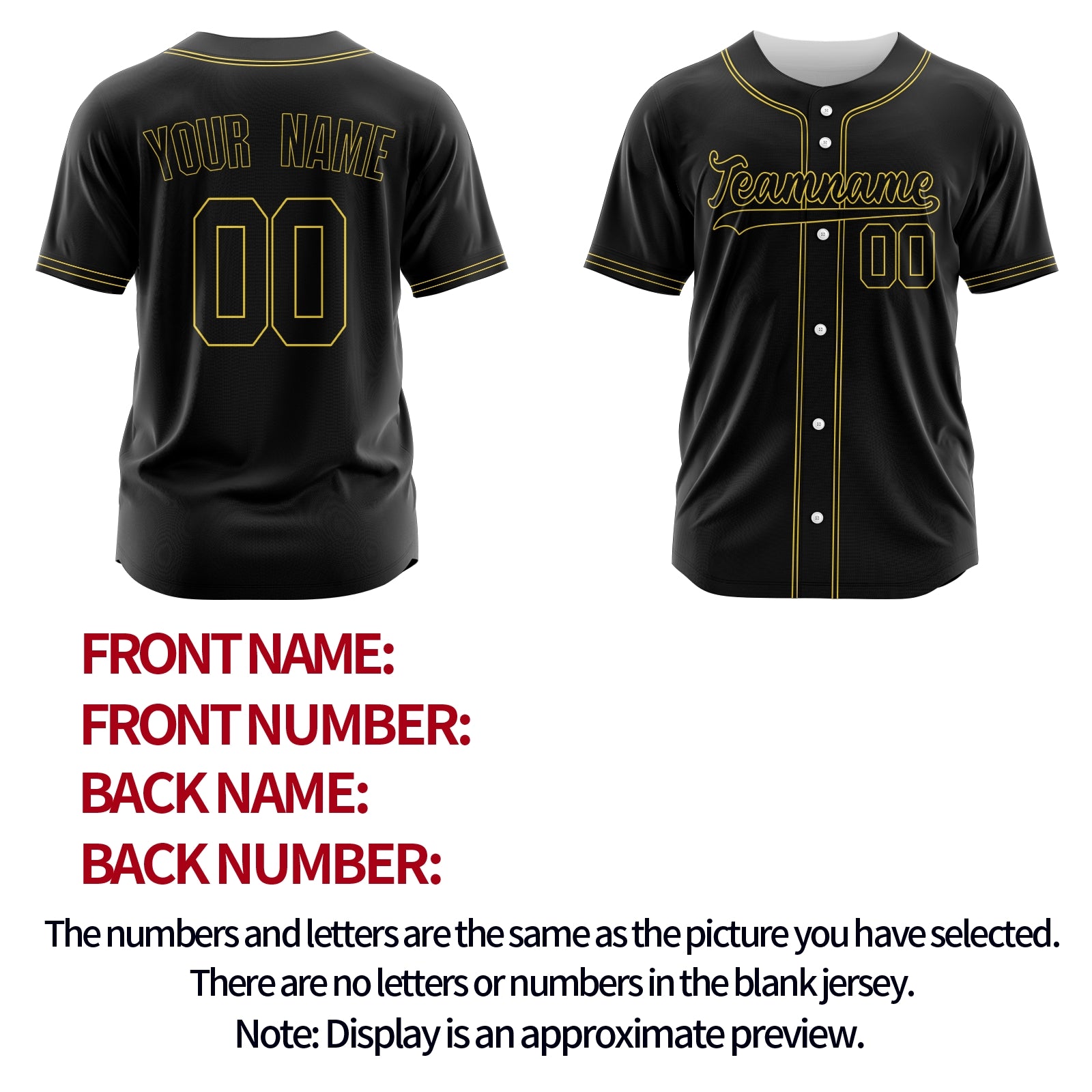 Custom Black Orange-White Authentic Baseball Jersey