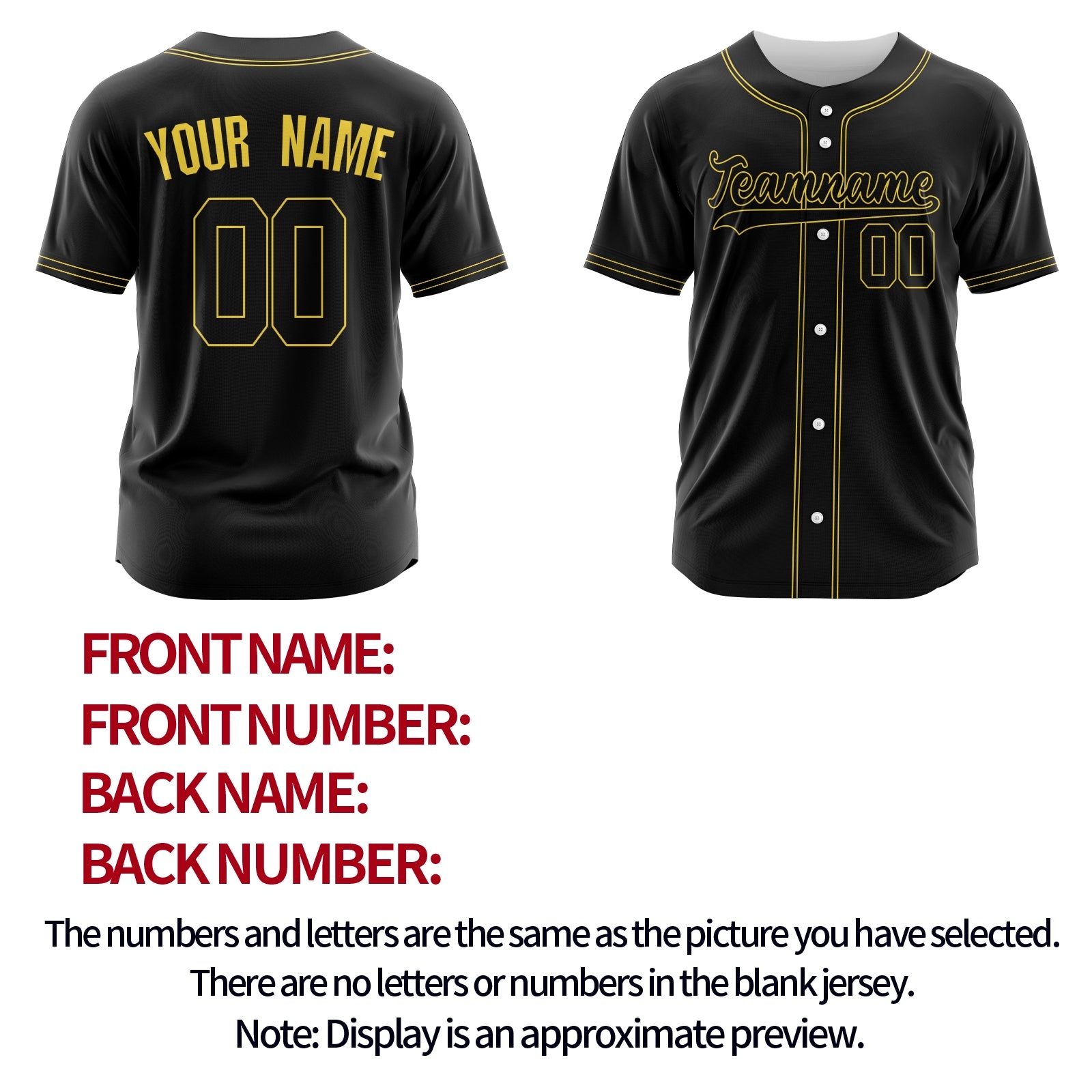 Custom Black Orange-White Authentic Baseball Jersey