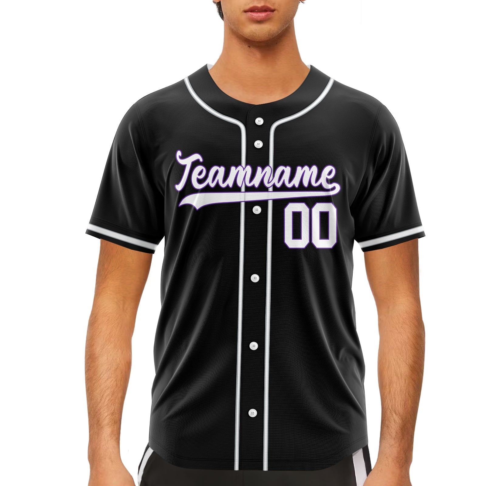 Custom Black Orange-White Authentic Baseball Jersey