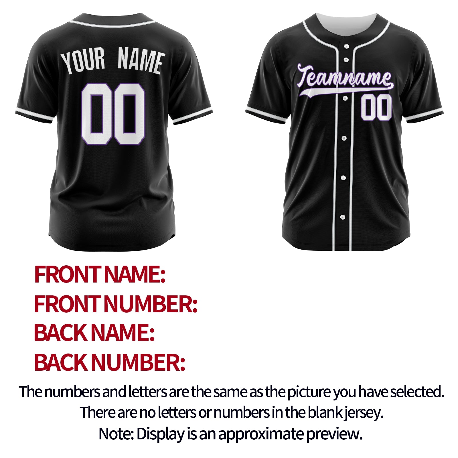 Custom Black Orange-White Authentic Baseball Jersey