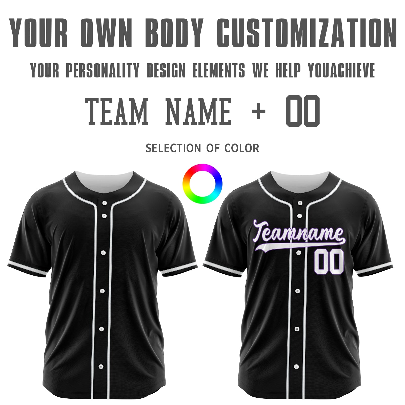 Custom Black Orange-White Authentic Baseball Jersey