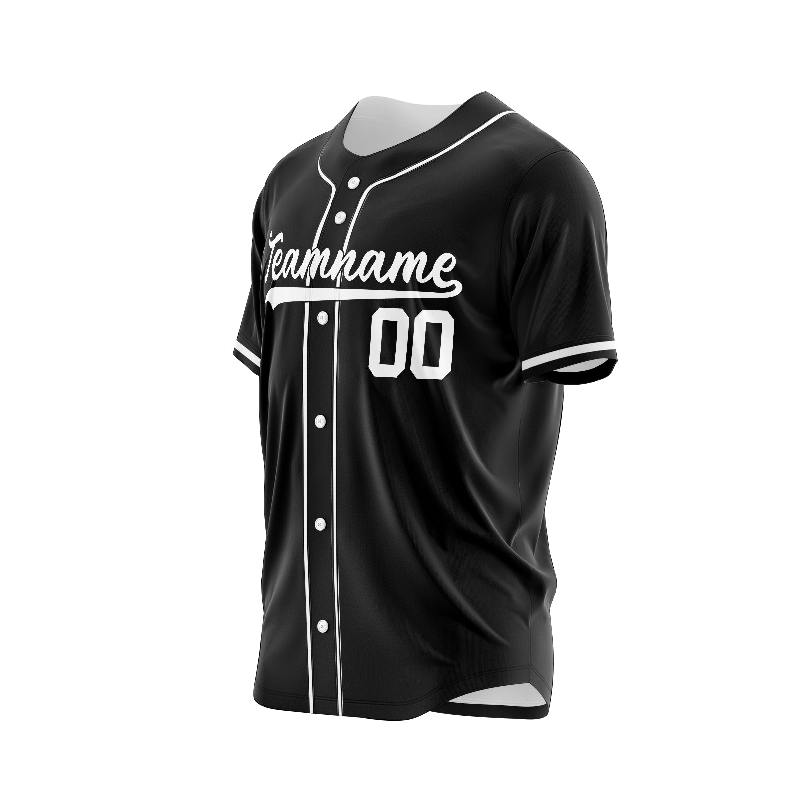 Custom Black Orange-White Authentic Baseball Jersey