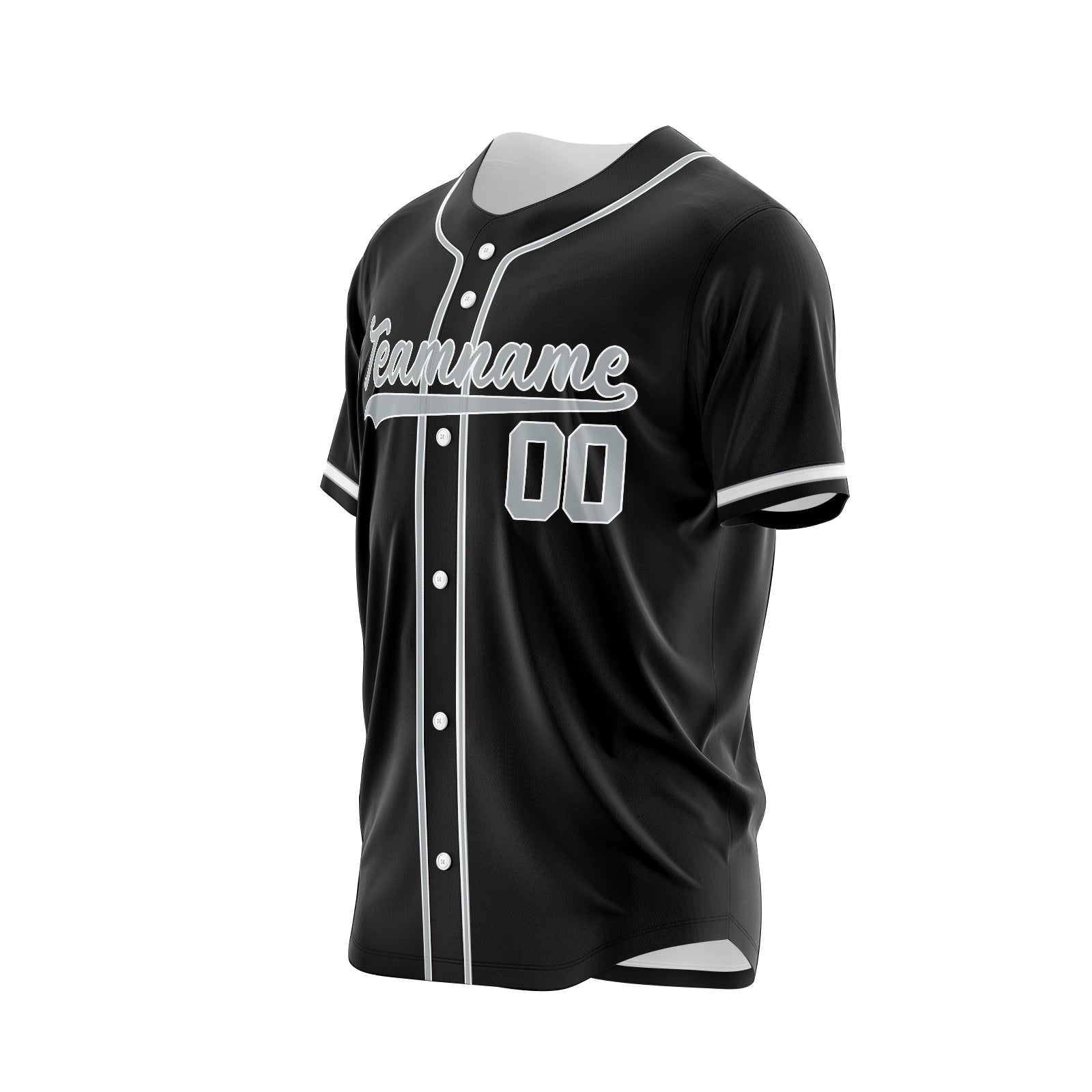 Custom Black Orange-White Authentic Baseball Jersey