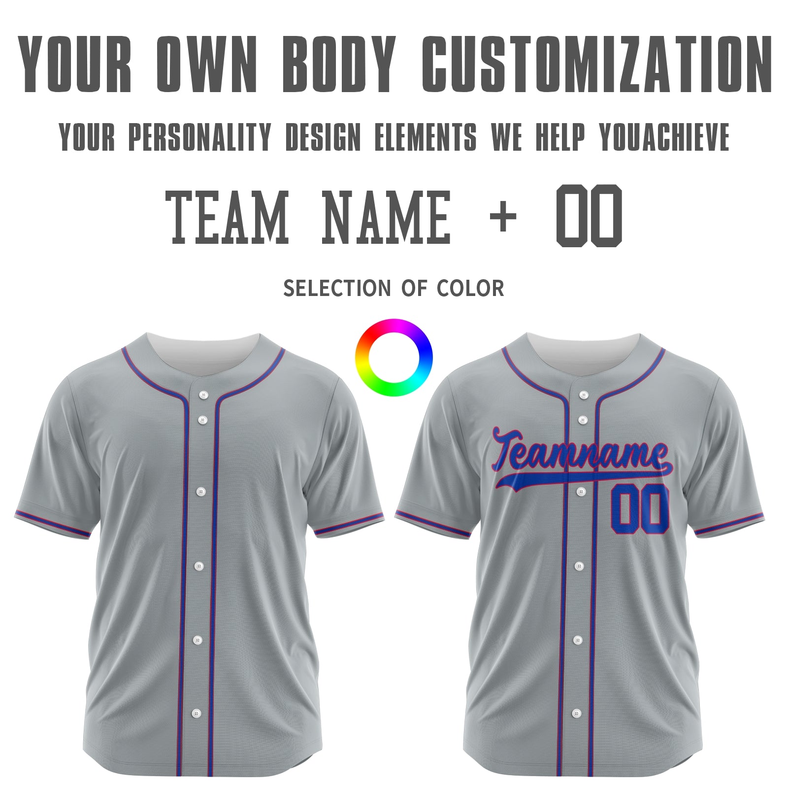 Custom Gray White-Black Authentic Baseball Jersey