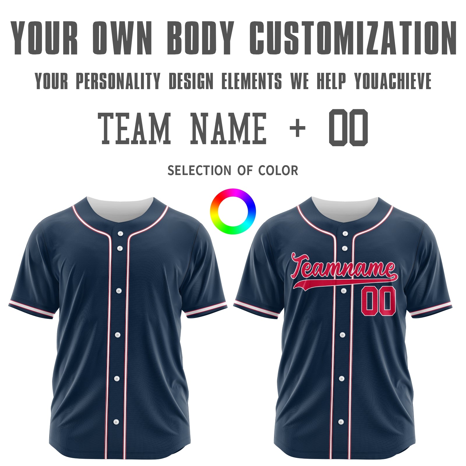 Custom Black Red-White Authentic Baseball Jersey