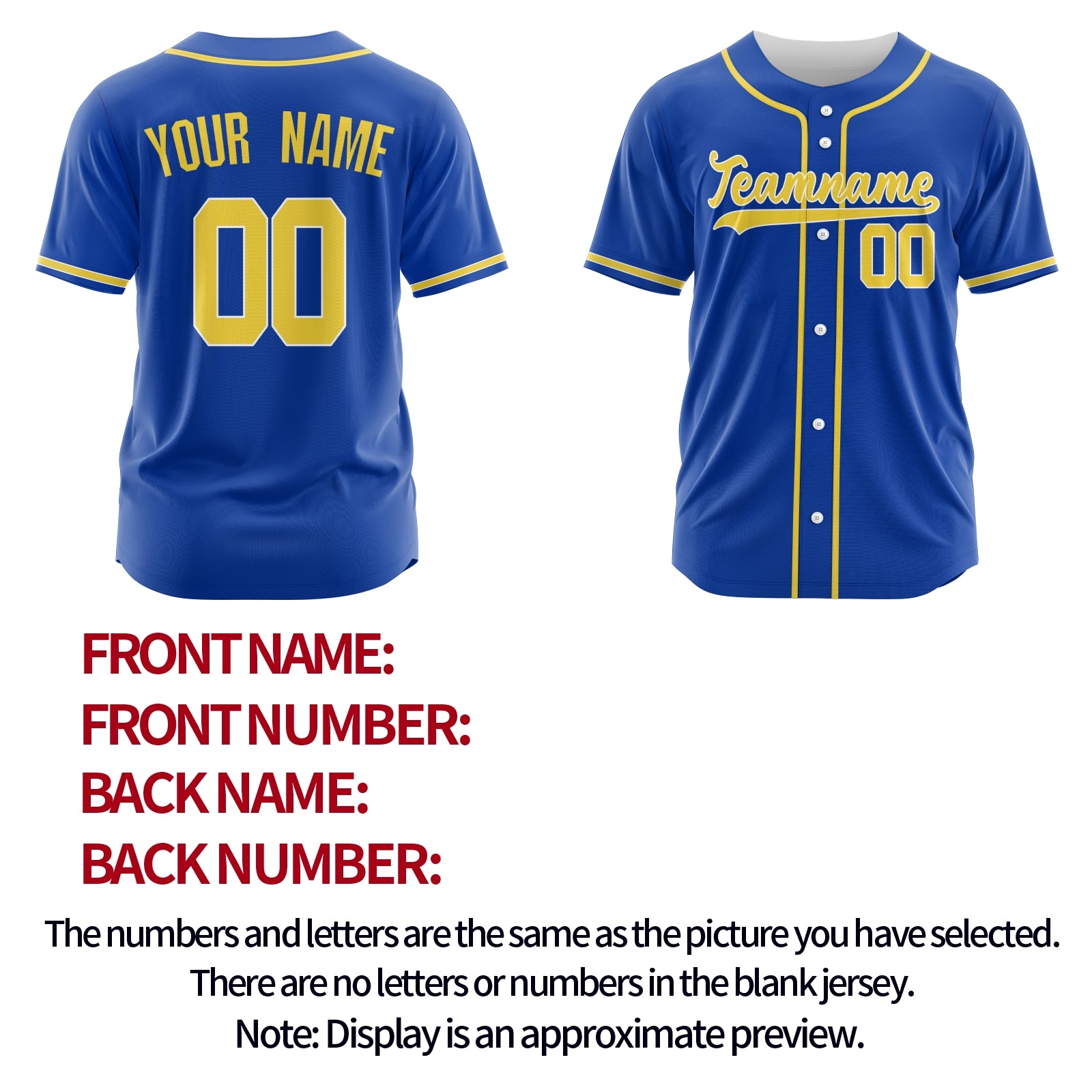 Custom Dark Blue Yellow-White Authentic Baseball Jersey