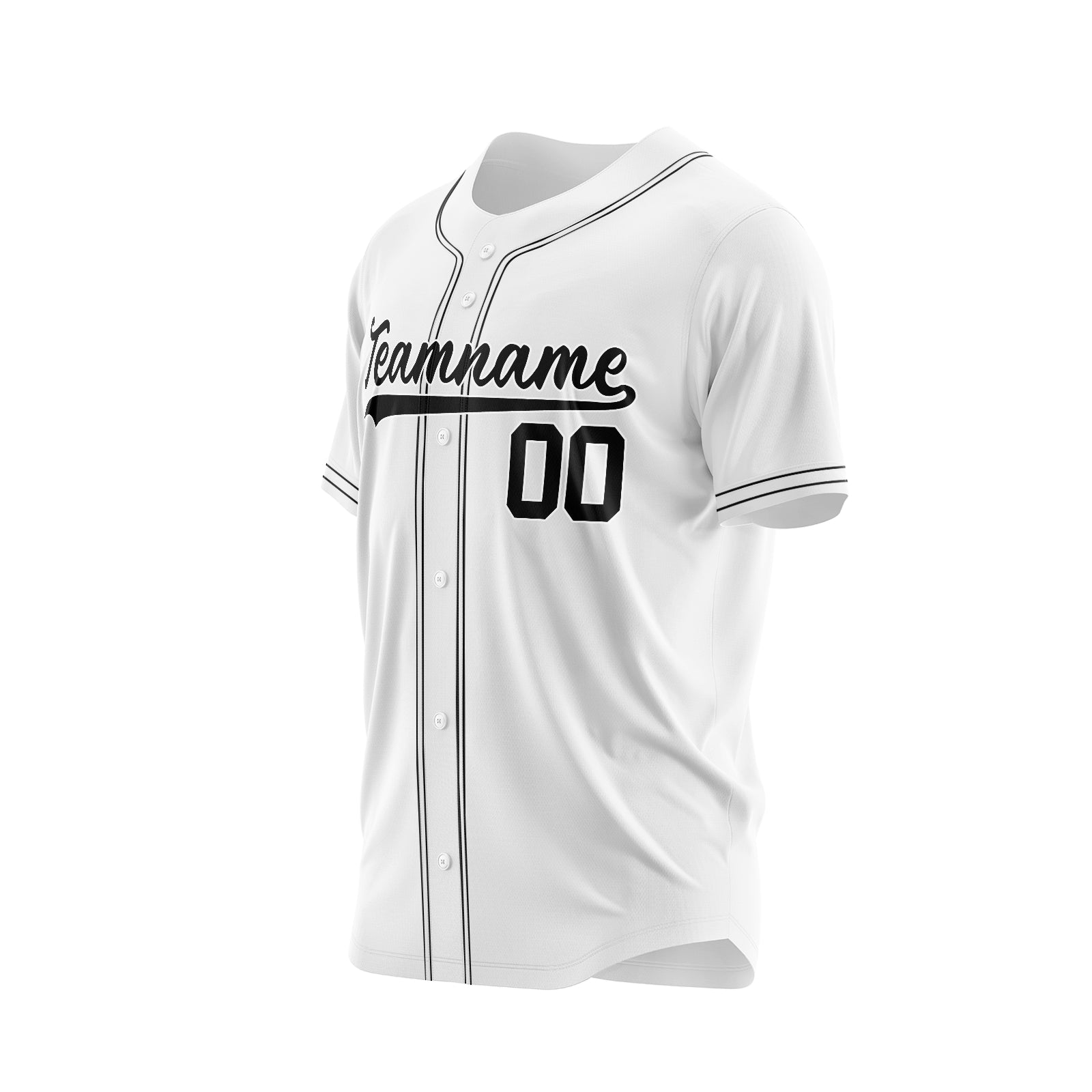 Custom White Blue-White Authentic Baseball Jersey