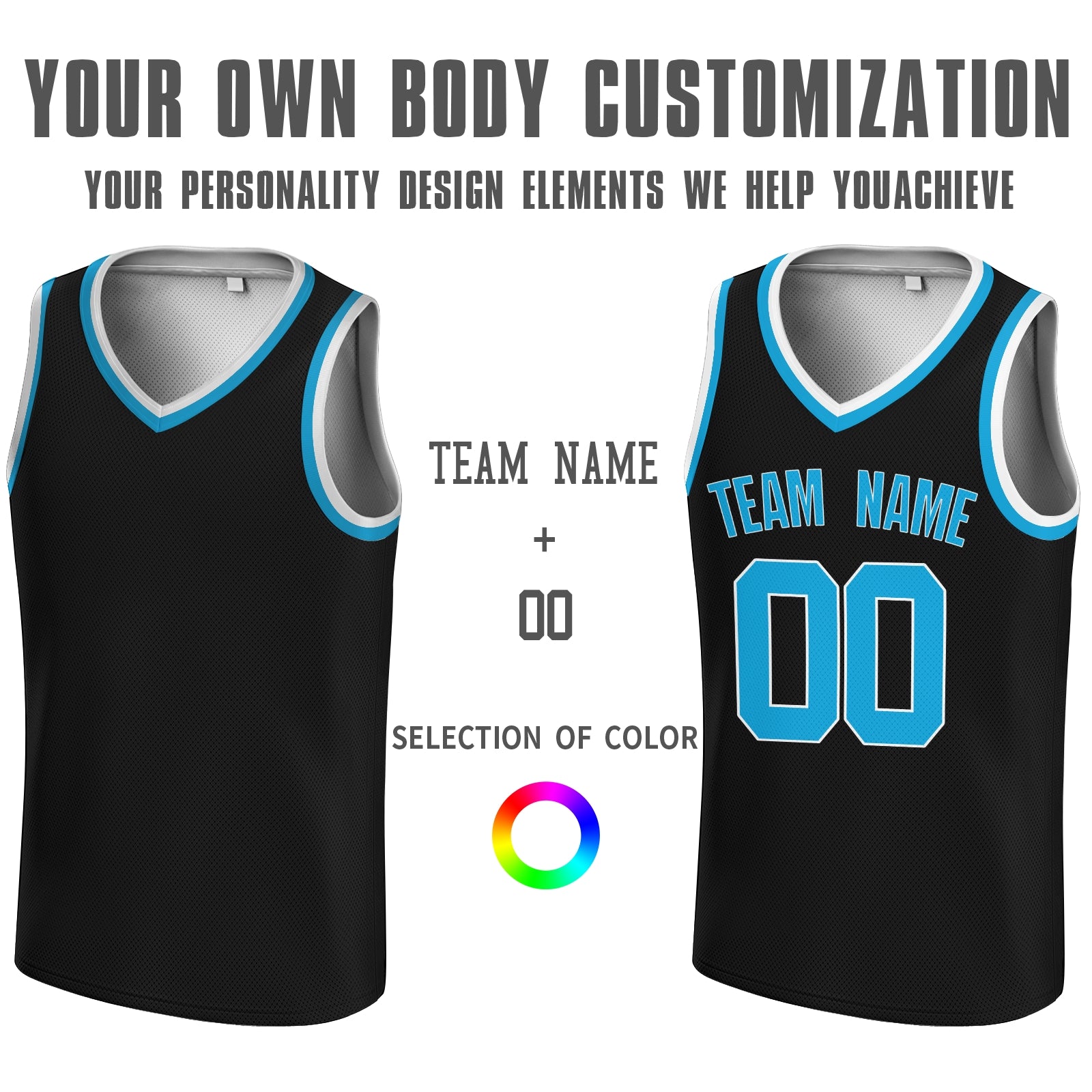 Custom Black Cerise-White V-Neck Basketball Jersey