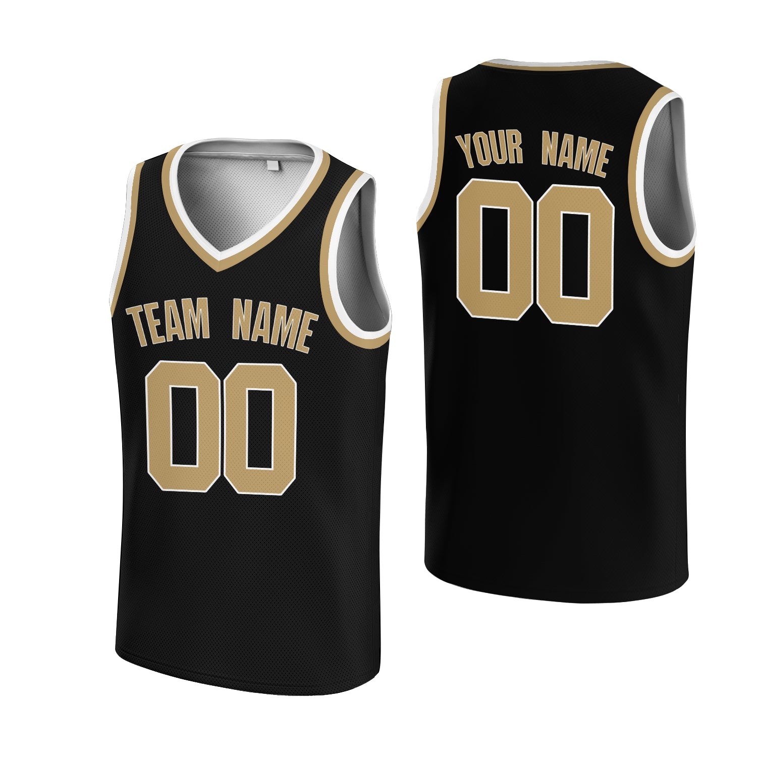 Custom Black Cerise-White V-Neck Basketball Jersey