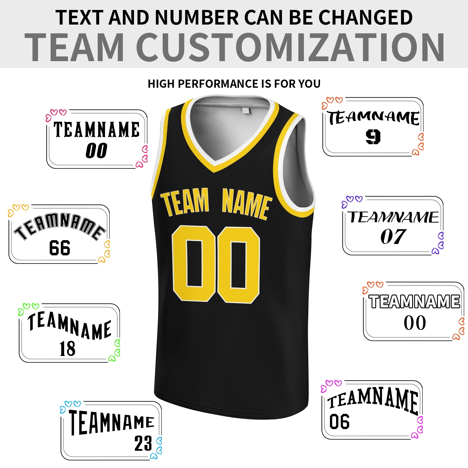 Custom Black Cerise-White V-Neck Basketball Jersey