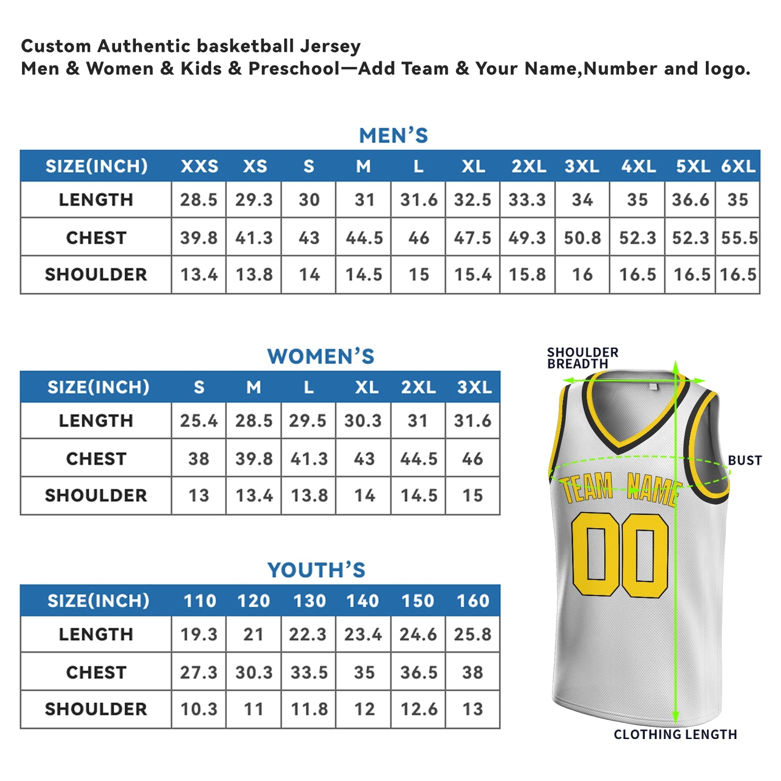 Custom White Blue-Old Gold V-Neck Rib-Knit Basketball Jersey