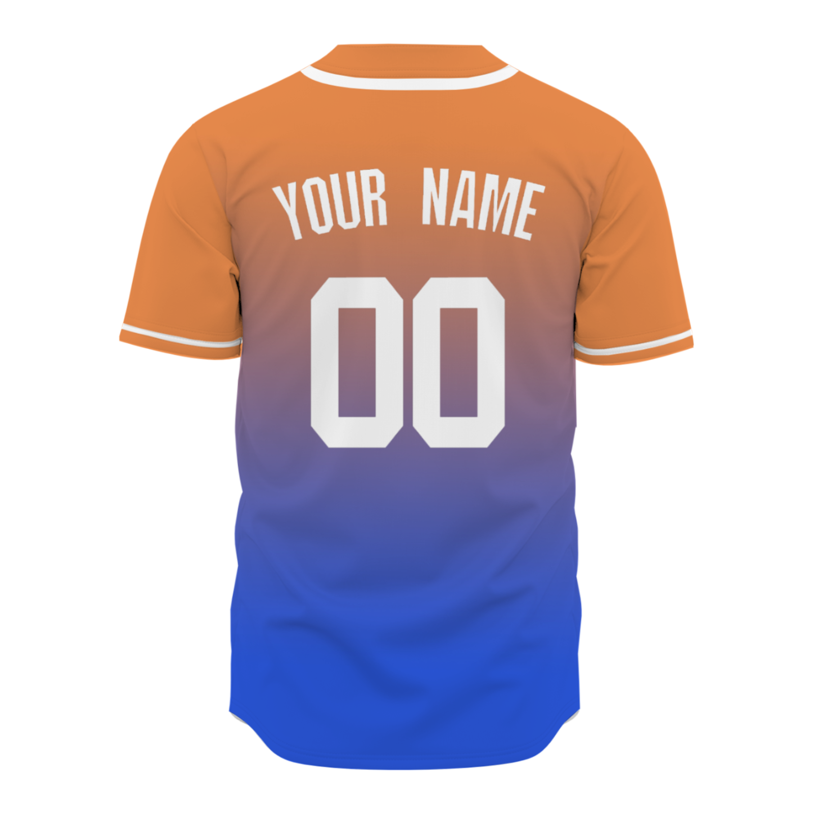 Custom Apricot Yellow Cerise-White Authentic Fade Fashion Baseball Jersey