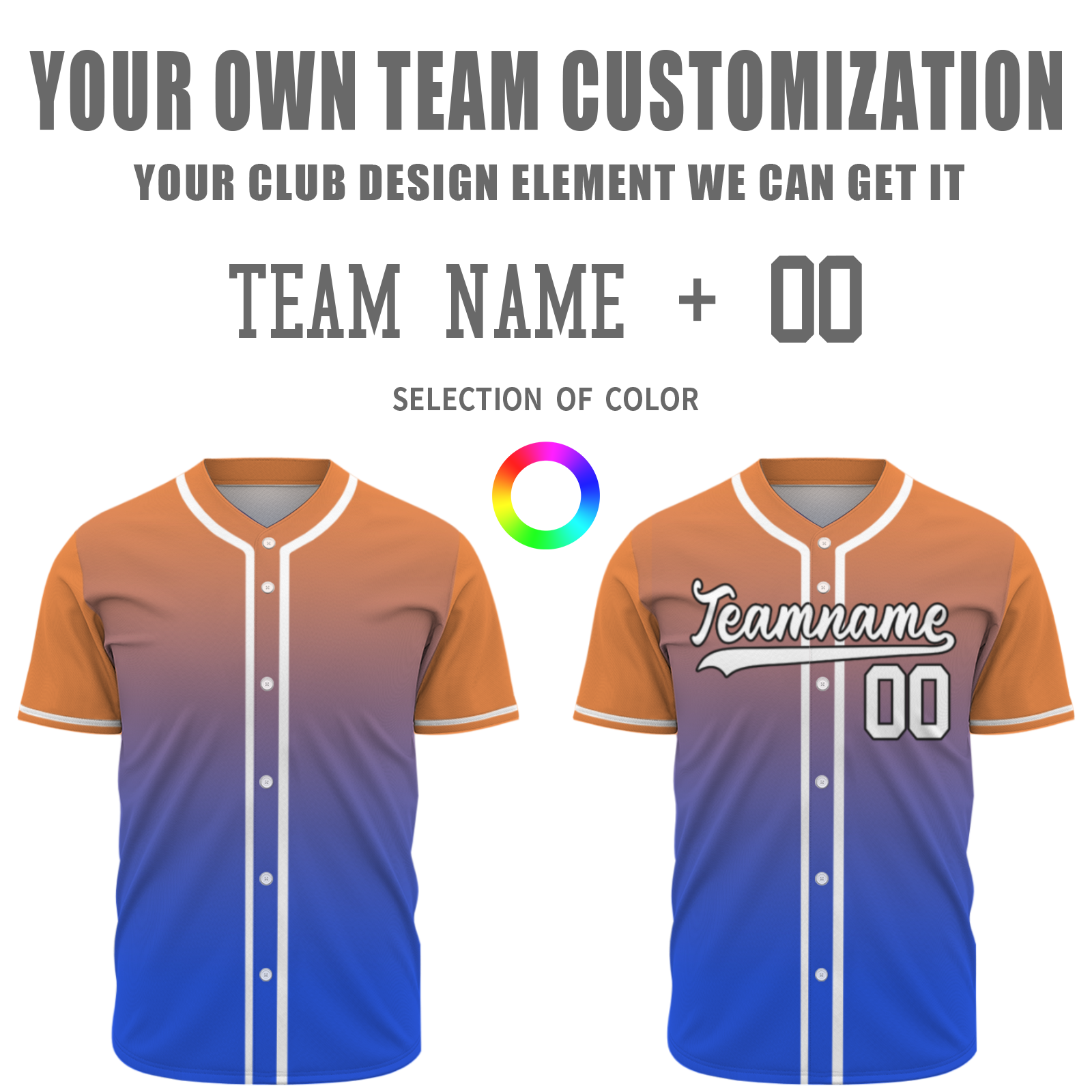 Custom Apricot Yellow Cerise-White Authentic Fade Fashion Baseball Jersey