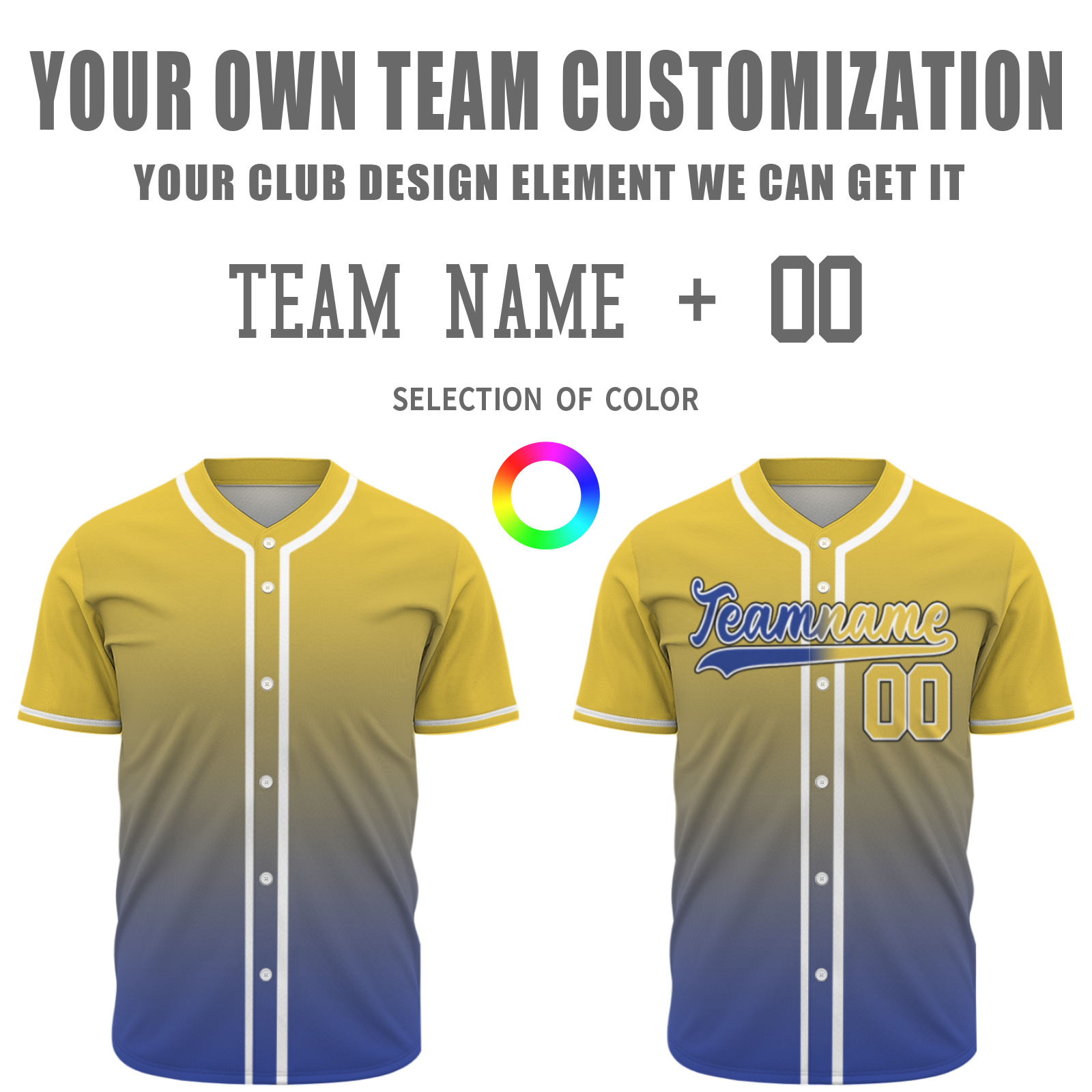 Custom Apricot Yellow Cerise-White Authentic Fade Fashion Baseball Jersey