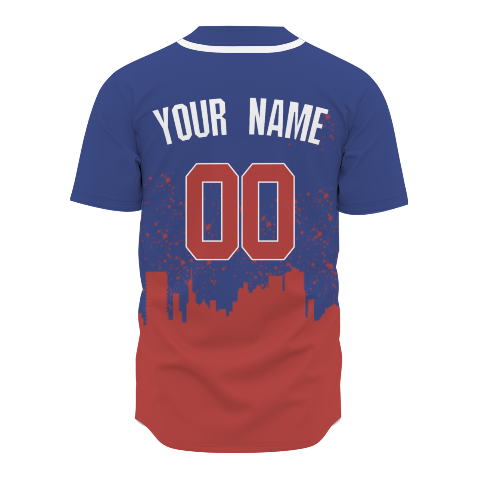 Custom Indigo Dark Red-White Authentic City's Reflection Baseball Jersey